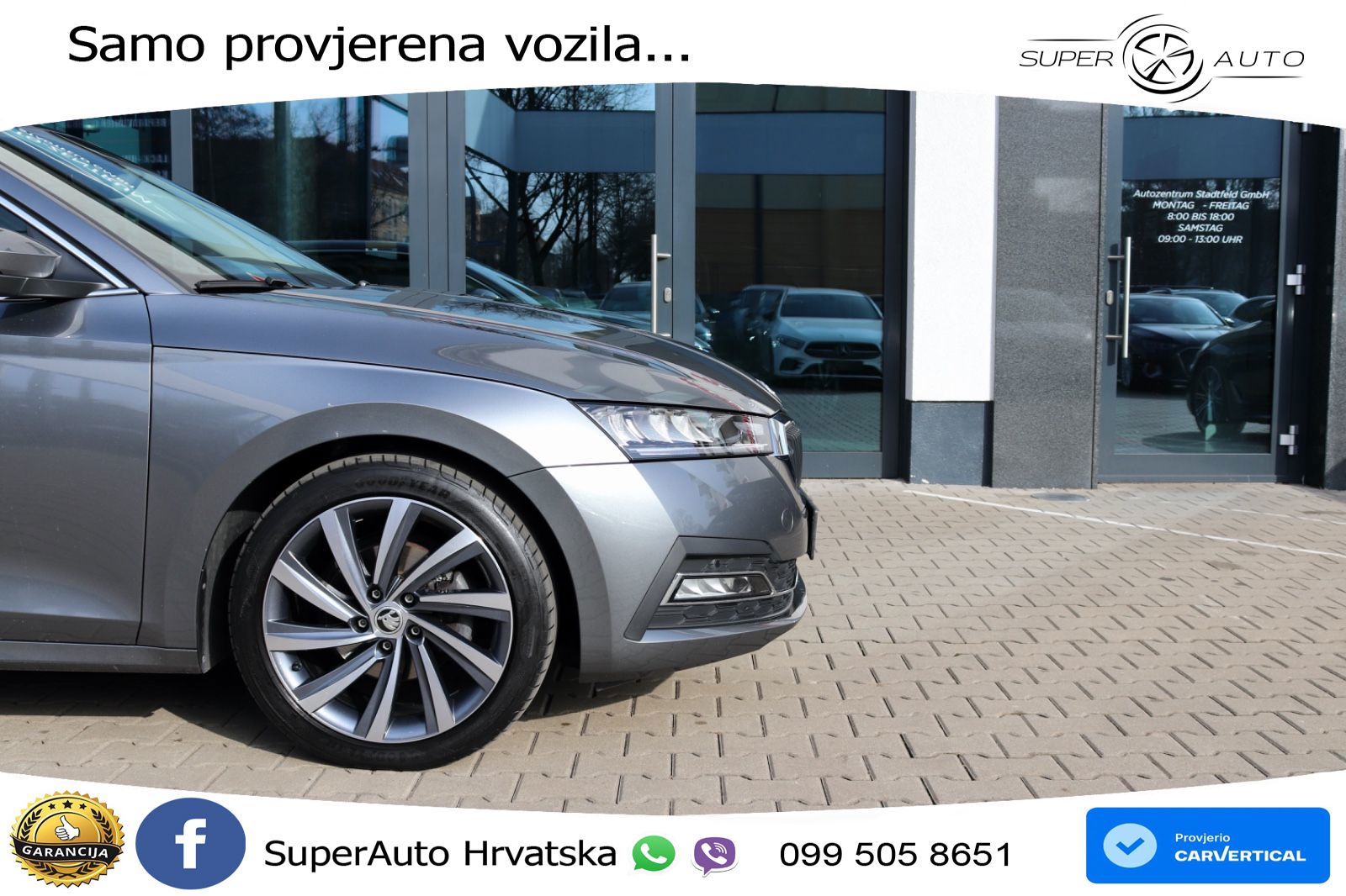 Škoda Octavia Combi 2.0 TDI (150 KS) DSG LED+GR SJED+ACC