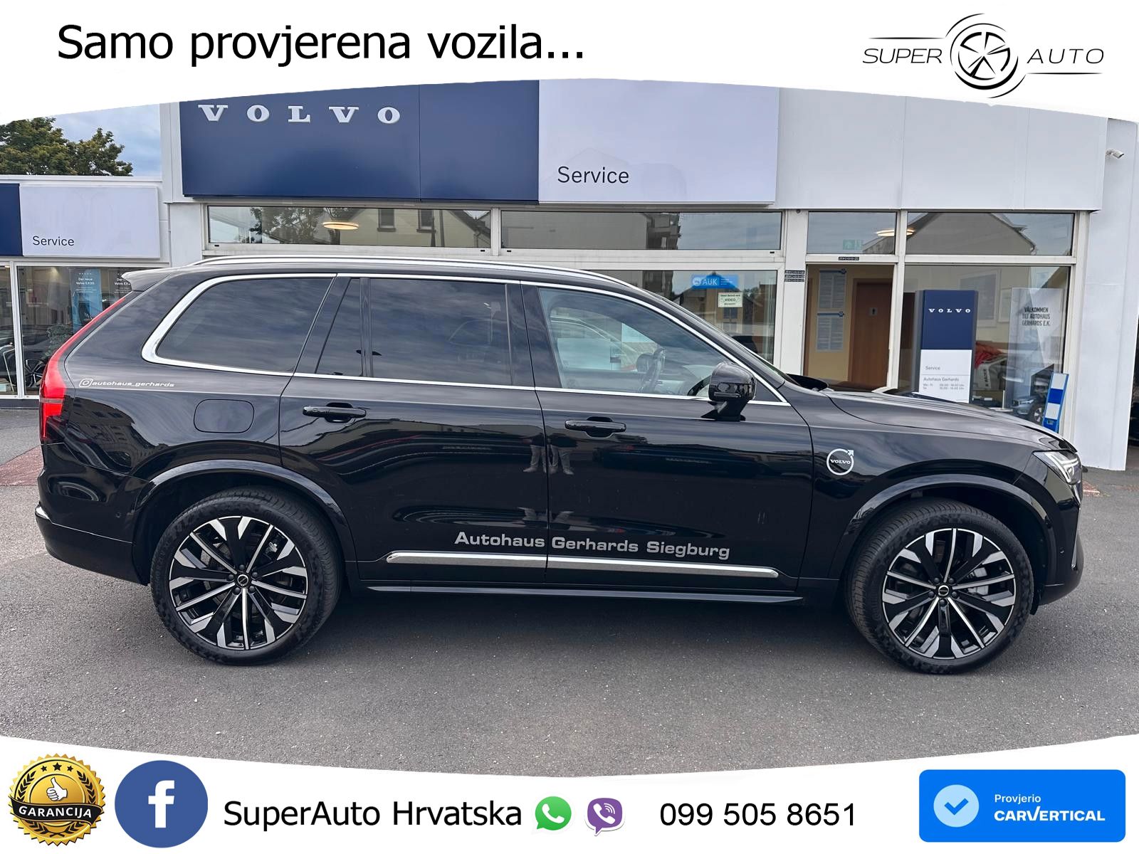 Volvo XC90 2.0 T8 AWD Automatic ACC+HEAD+4xGR SJED+360+PANO