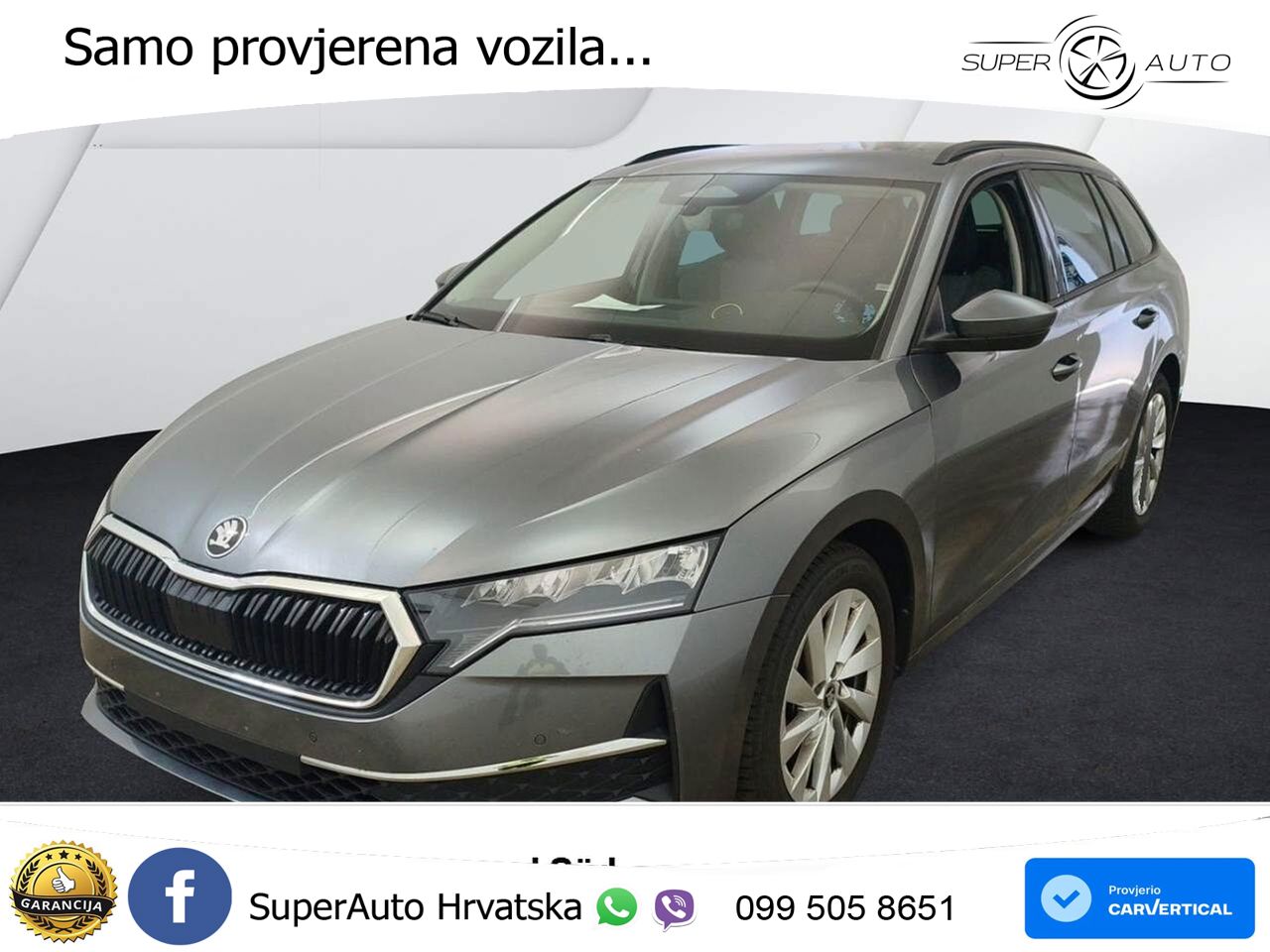 Škoda Octavia Combi 2.0 TDI (150 KS) DSG Selection LED+GR SJED+ACC