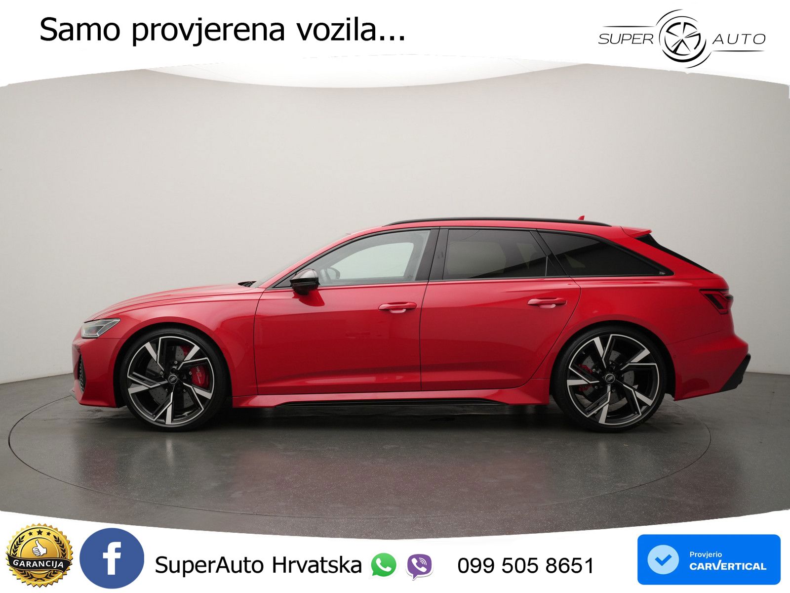 Audi RS6 Avant 4.0 TFSI V8 (600 KS) quattro Tiptronic ZRAČNI+ACC+GR SJED+KAM