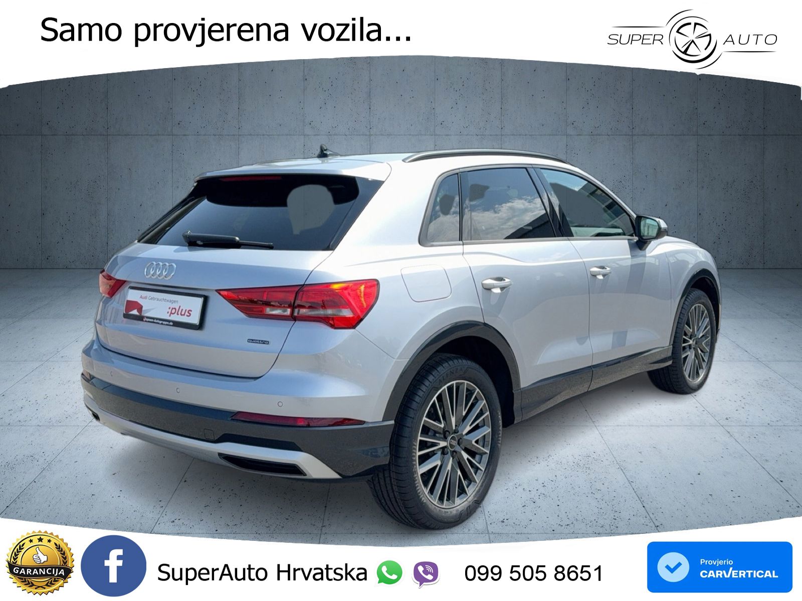 Audi Q3 45 TFSI (245 KS) quattro S tronic advanced LED+GR SJED+ACC