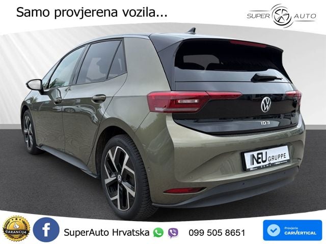 Volkswagen ID.3 Pro 62 kWh (204 KS) LED+GR SJED+ACC
