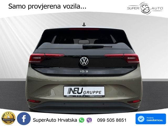 Volkswagen ID.3 Pro 62 kWh (204 KS) LED+GR SJED+ACC