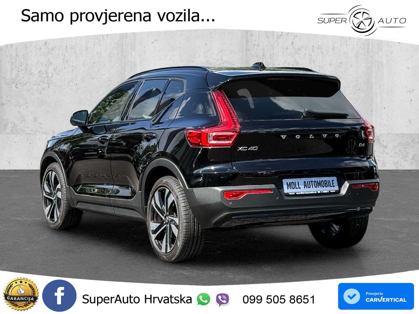 Volvo XC40 2.0 B4 AWD 197 KS Automatic ACC+GR SJED+360+PANO