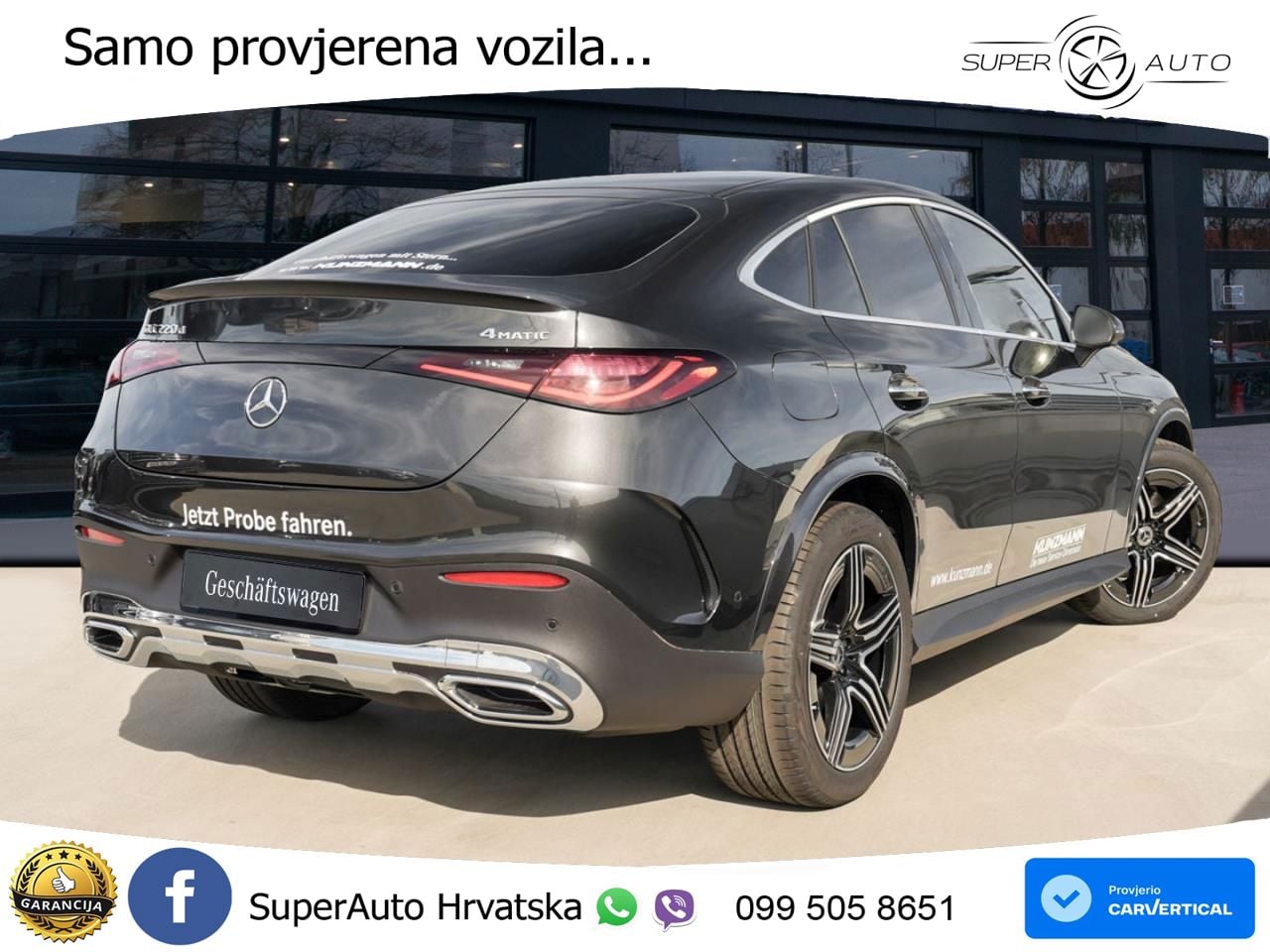 Mercedes GLC Coupe 220d (197 KS) 4MATIC 9G-TRONIC AMG ACC+GR SJED+360+PANO