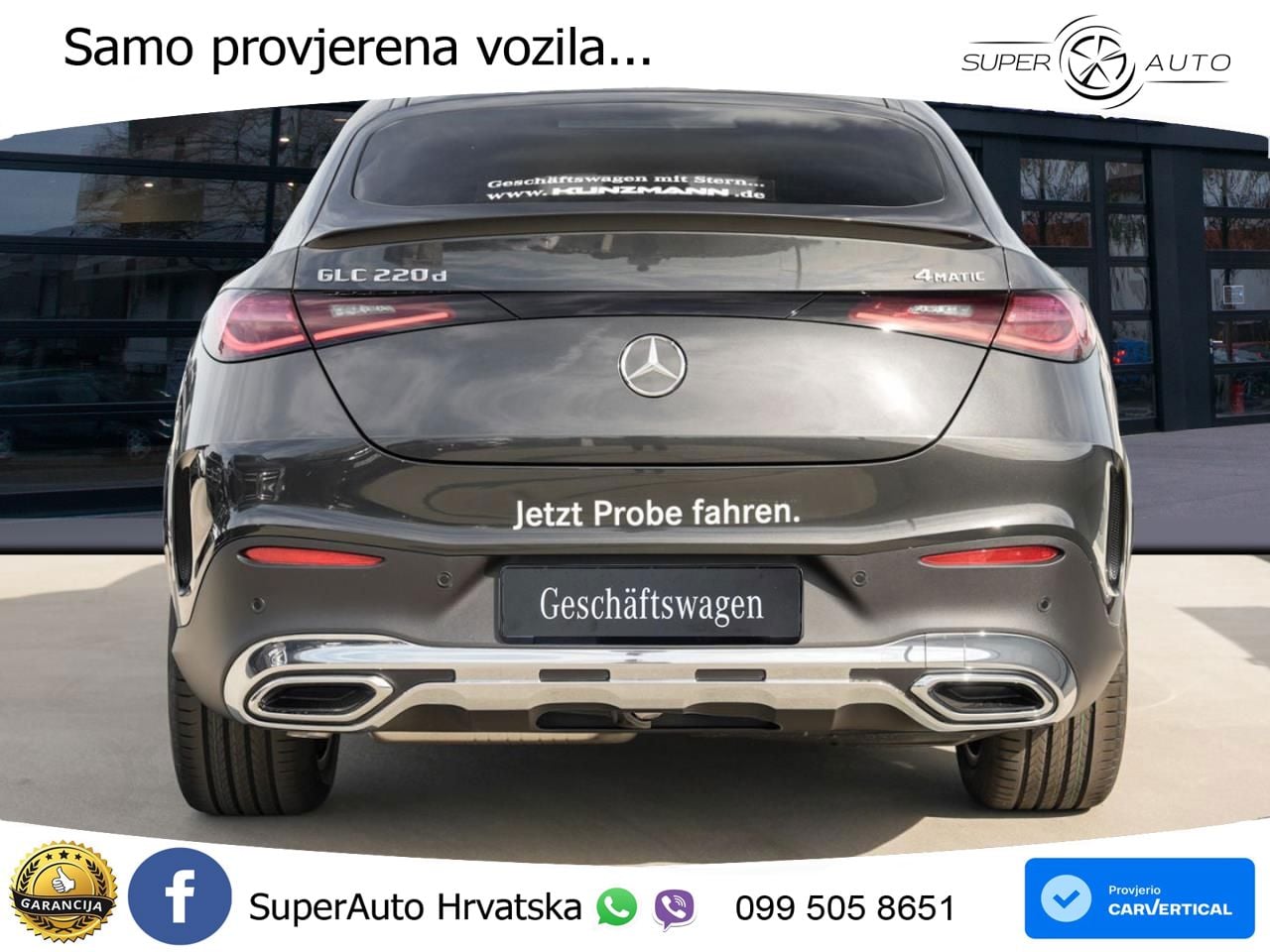 Mercedes GLC Coupe 220d (197 KS) 4MATIC 9G-TRONIC AMG ACC+GR SJED+360+PANO