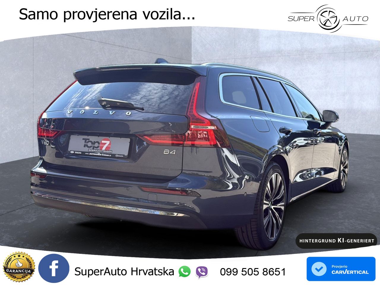 Volvo V60 2.0 B4 Benzin DCT LED+GR SJED+ACC