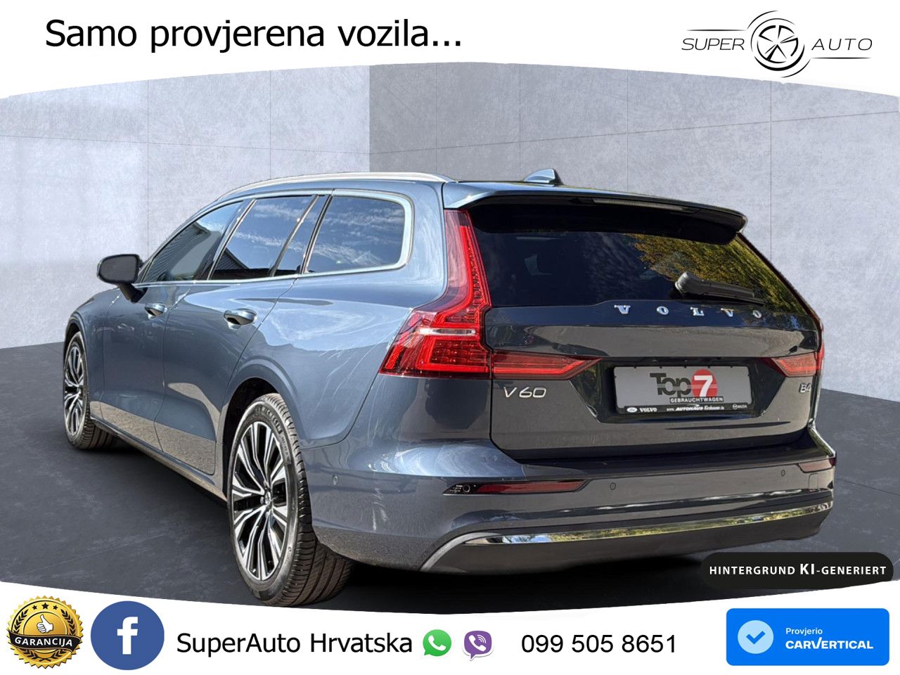 Volvo V60 2.0 B4 Benzin DCT LED+GR SJED+ACC