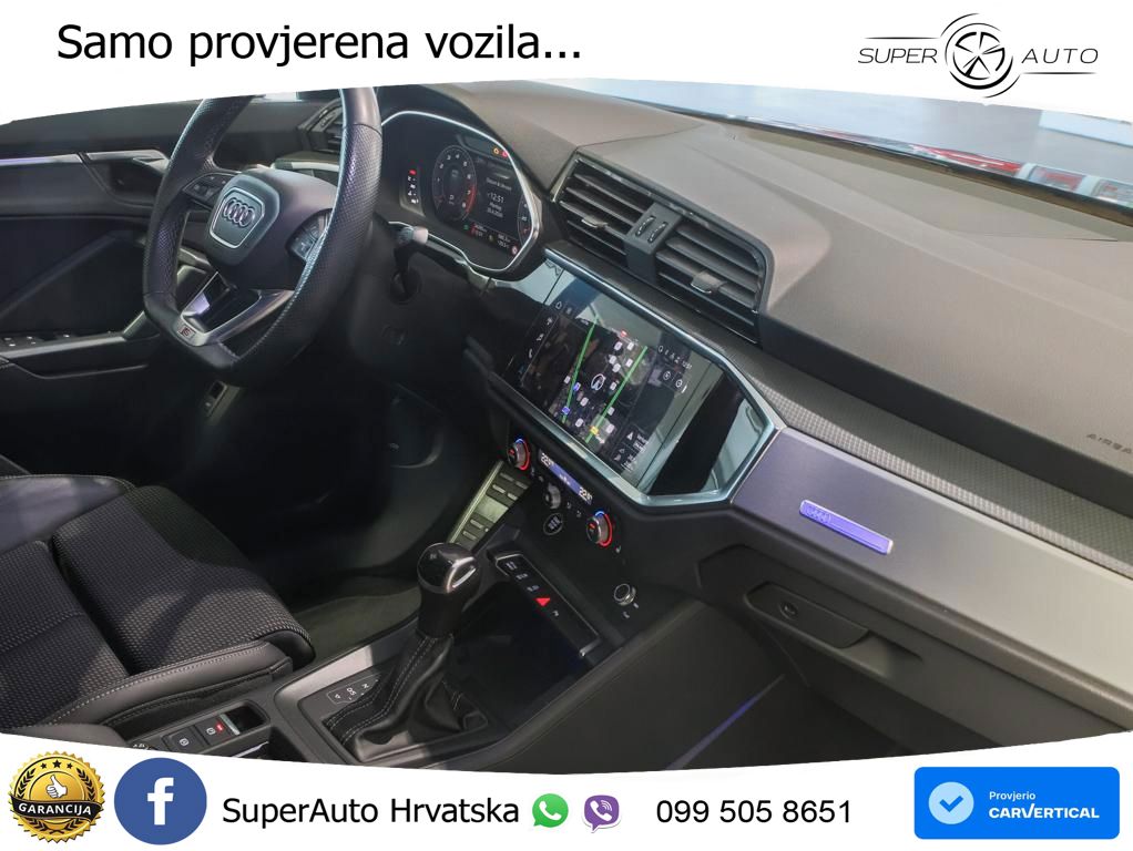 Audi Q3 35 TFSI (150 KS) S tronic 2x S line LED+GR SJED+ACC