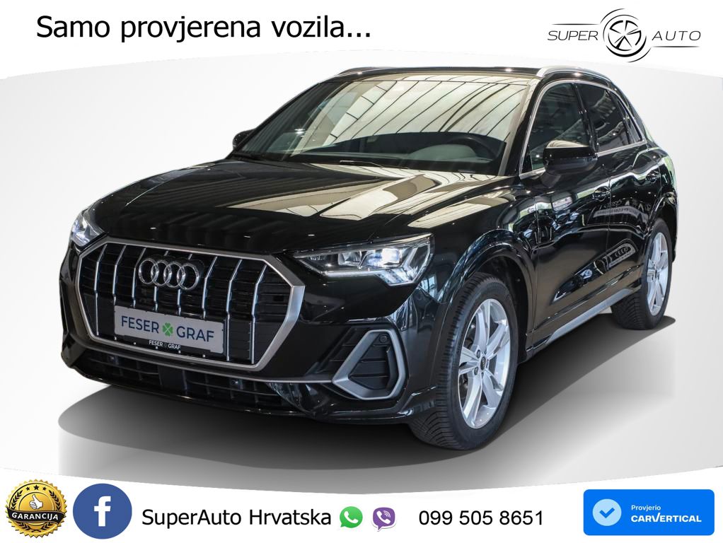 Audi Q3 35 TFSI (150 KS) S tronic 2x S line LED+GR SJED+ACC