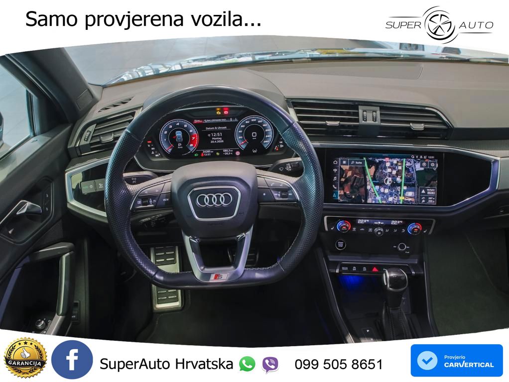 Audi Q3 35 TFSI (150 KS) S tronic 2x S line LED+GR SJED+ACC