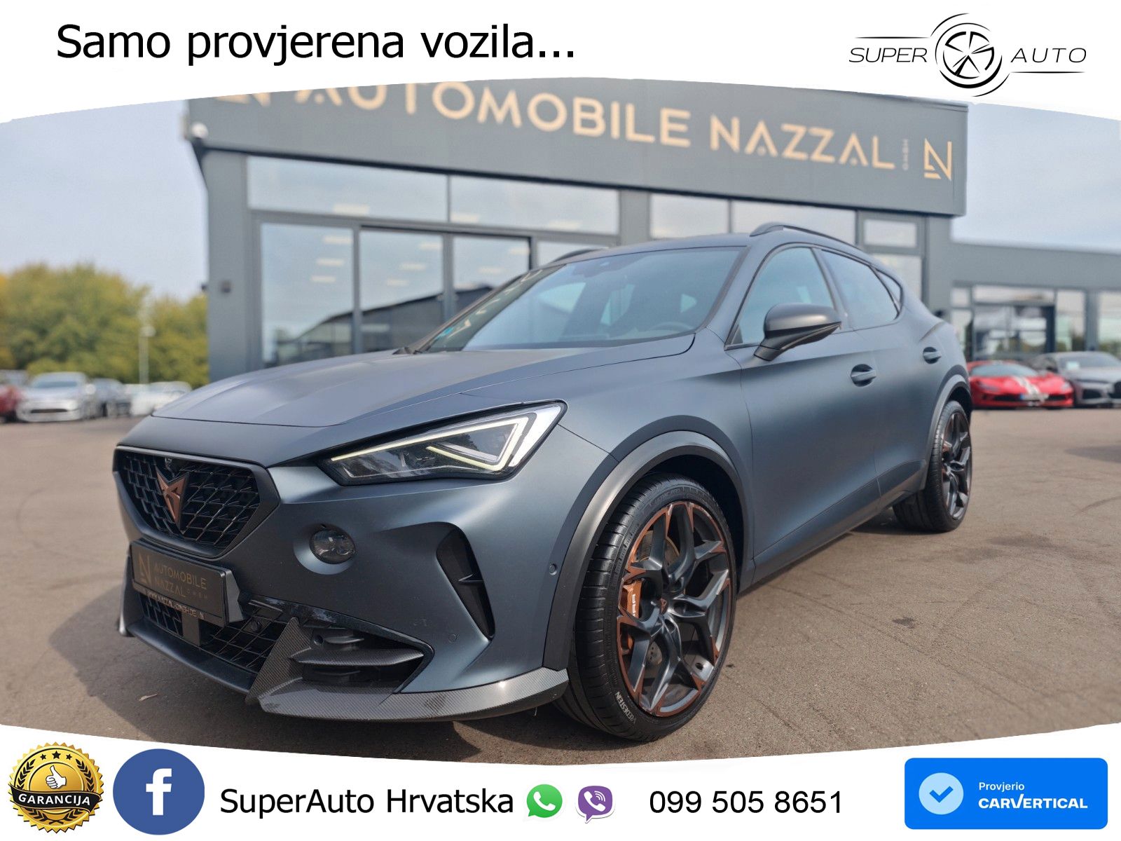 Cupra Formentor VZ5 2.5 TSI (390 KS) 4Drive DSG LED+GR SJED+ACC
