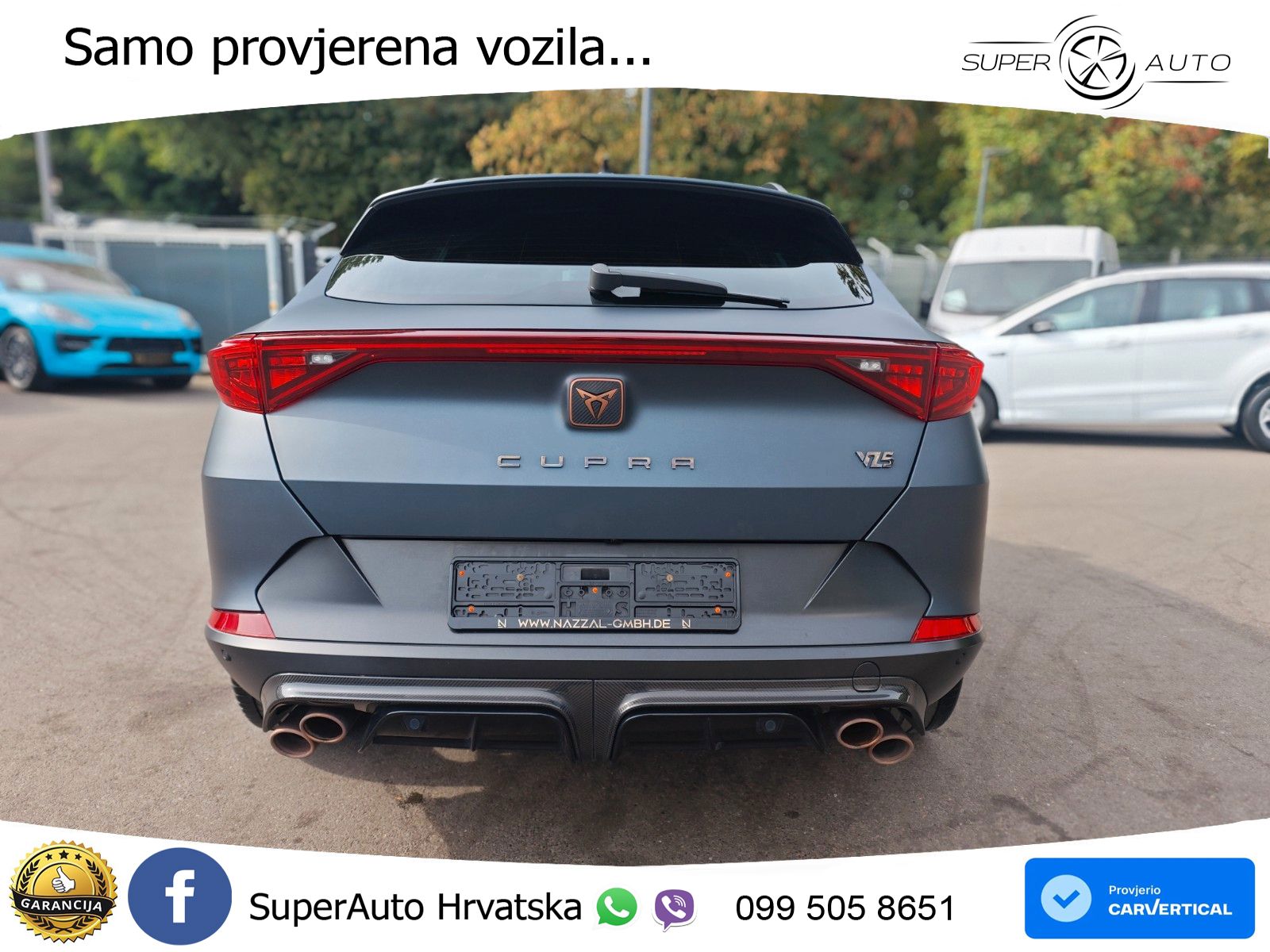 Cupra Formentor VZ5 2.5 TSI (390 KS) 4Drive DSG LED+GR SJED+ACC