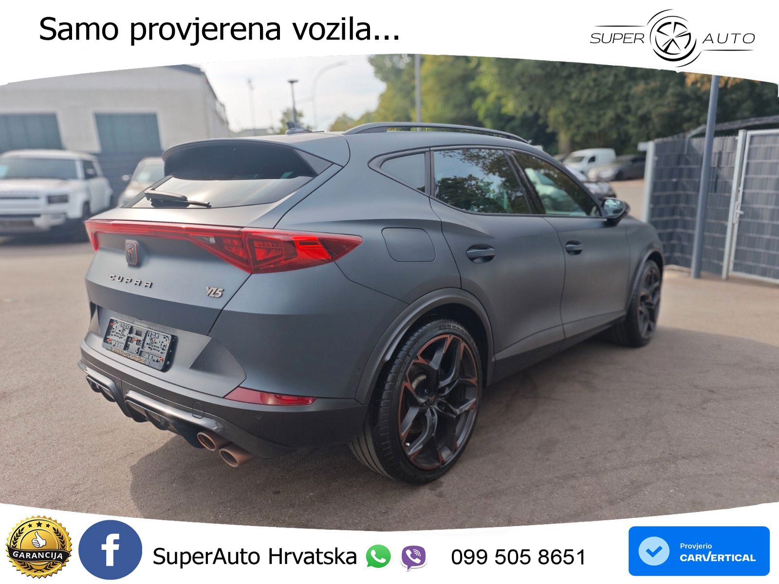 Cupra Formentor VZ5 2.5 TSI (390 KS) 4Drive DSG LED+GR SJED+ACC