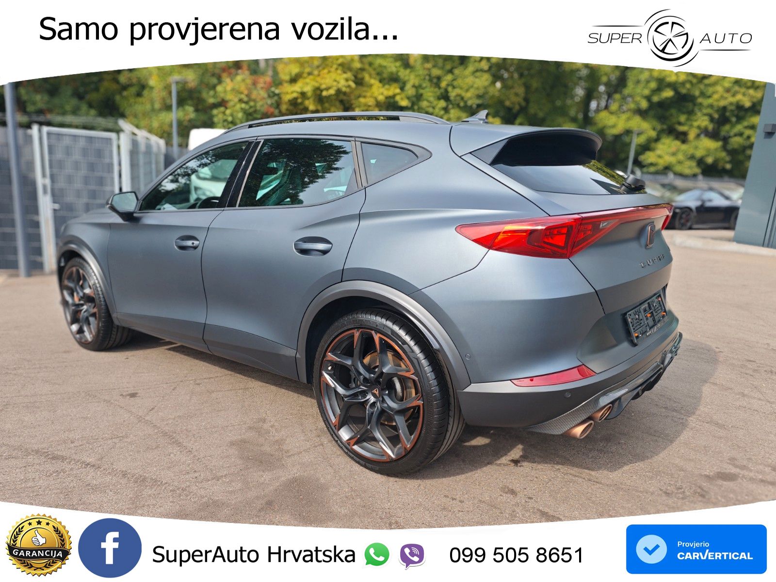 Cupra Formentor VZ5 2.5 TSI (390 KS) 4Drive DSG LED+GR SJED+ACC