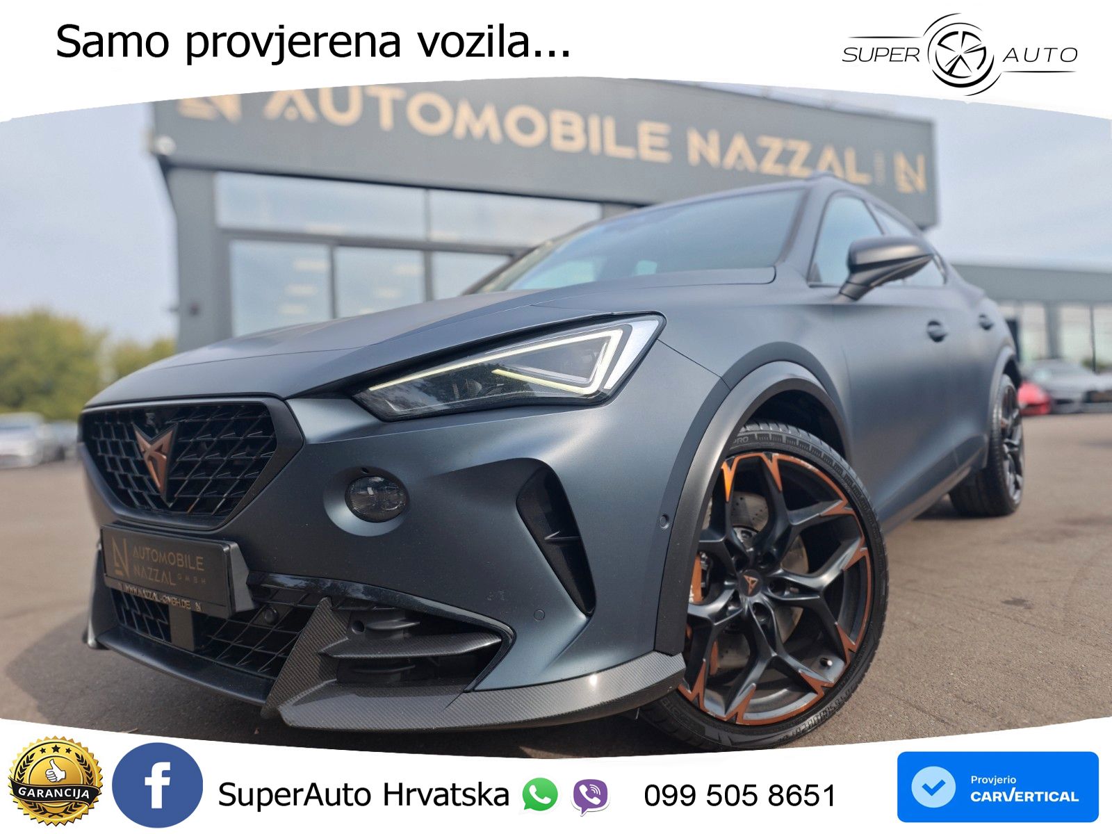 Cupra Formentor VZ5 2.5 TSI (390 KS) 4Drive DSG LED+GR SJED+ACC