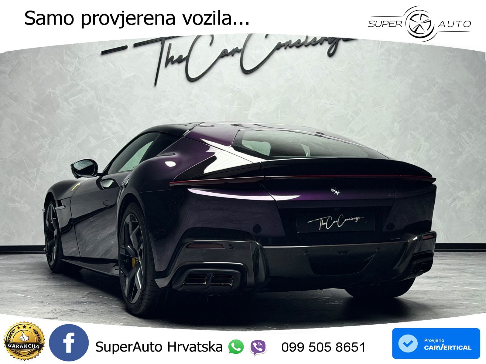 Ferrari 12Cilindri 6.5 V12 (830 KS) DCT ACC+GR SJED+360+PANO