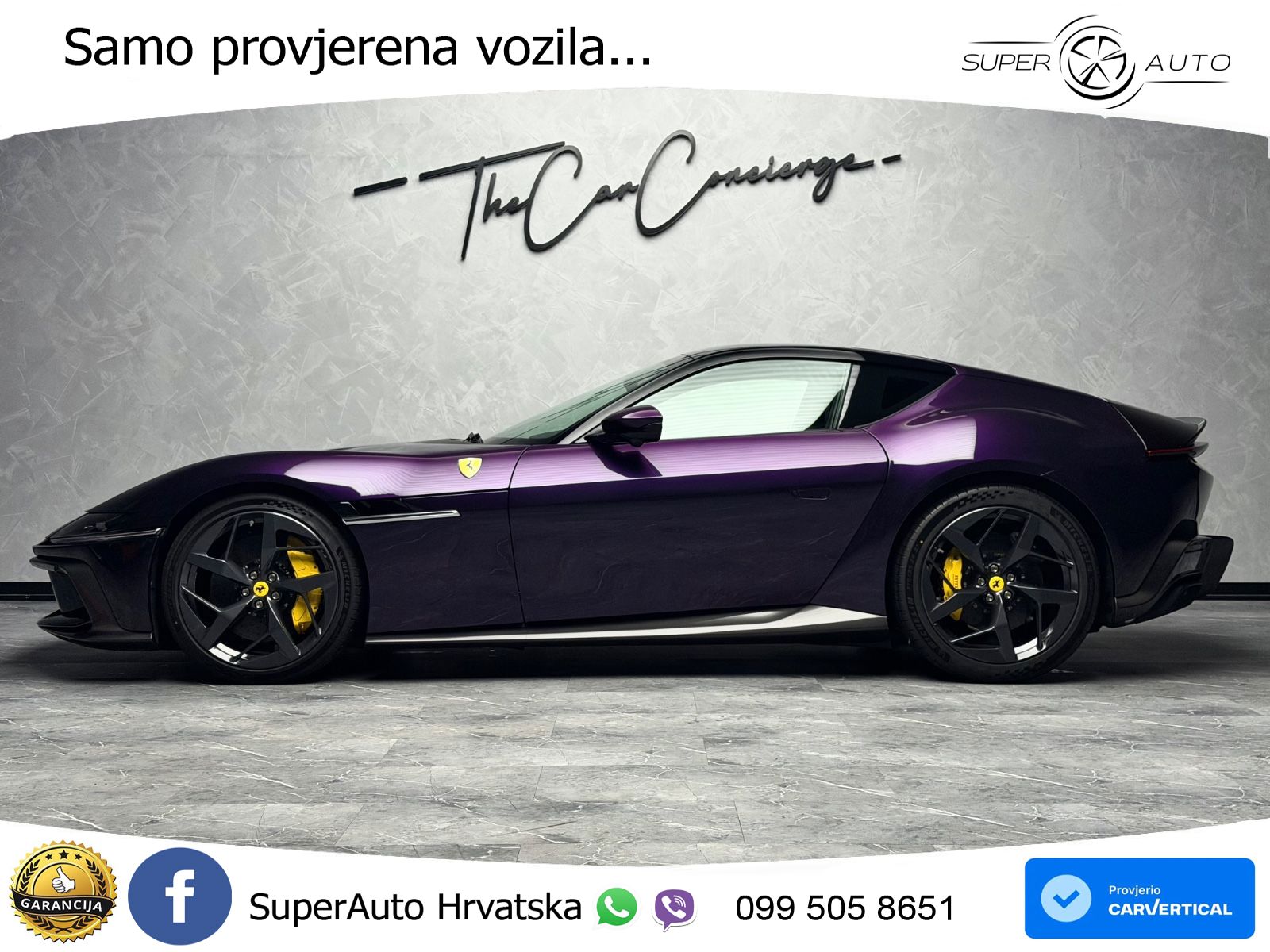 Ferrari 12Cilindri 6.5 V12 (830 KS) DCT ACC+GR SJED+360+PANO