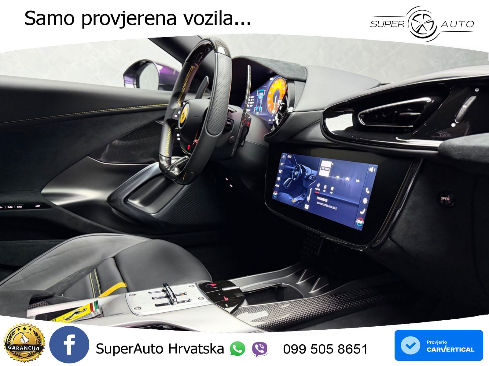 Ferrari 12Cilindri 6.5 V12 (830 KS) DCT ACC+GR SJED+360+PANO