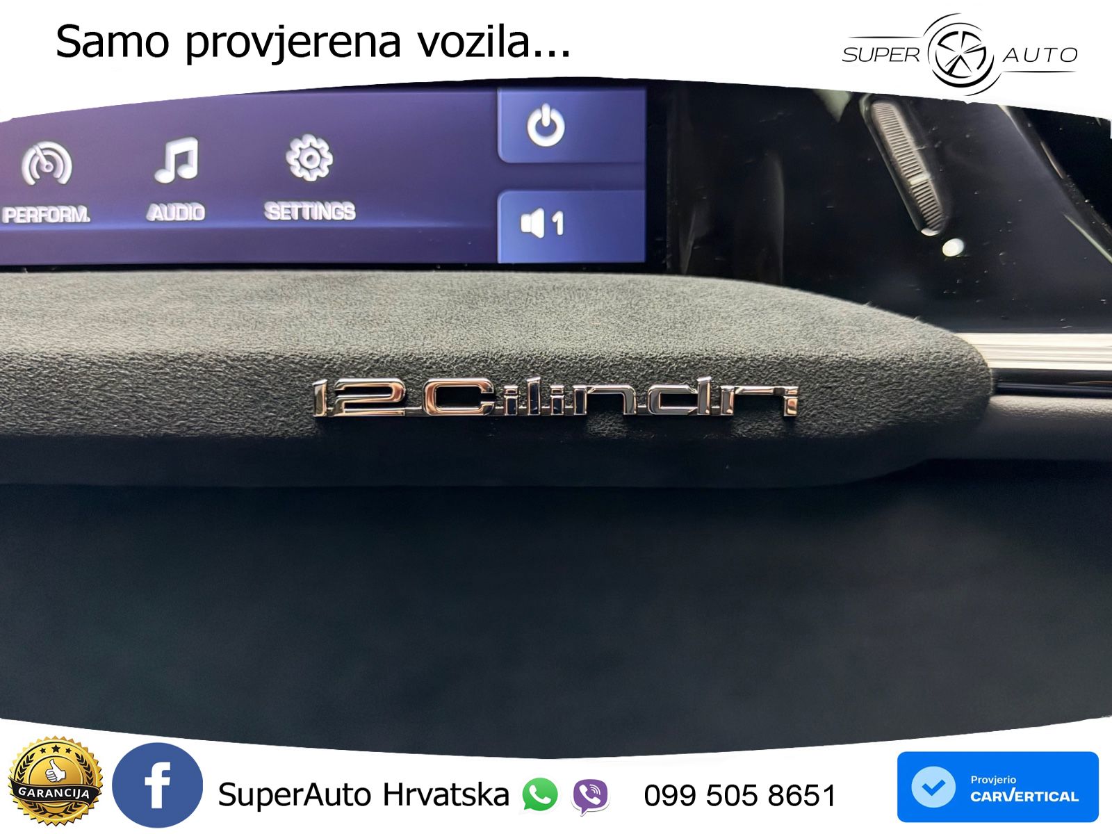 Ferrari 12Cilindri 6.5 V12 (830 KS) DCT ACC+GR SJED+360+PANO