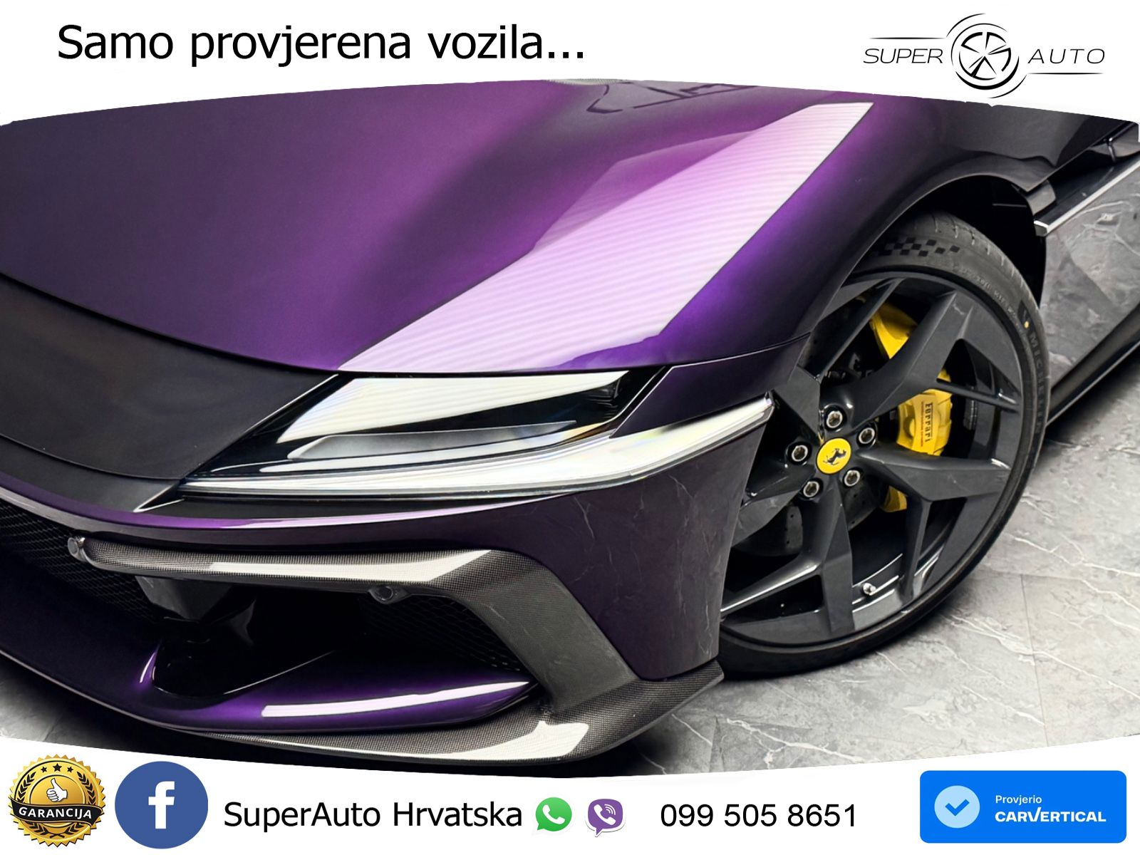 Ferrari 12Cilindri 6.5 V12 (830 KS) DCT ACC+GR SJED+360+PANO