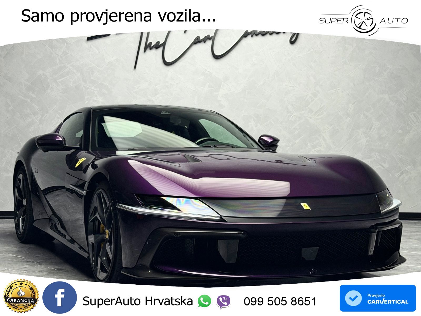 Ferrari 12Cilindri 6.5 V12 (830 KS) DCT ACC+GR SJED+360+PANO