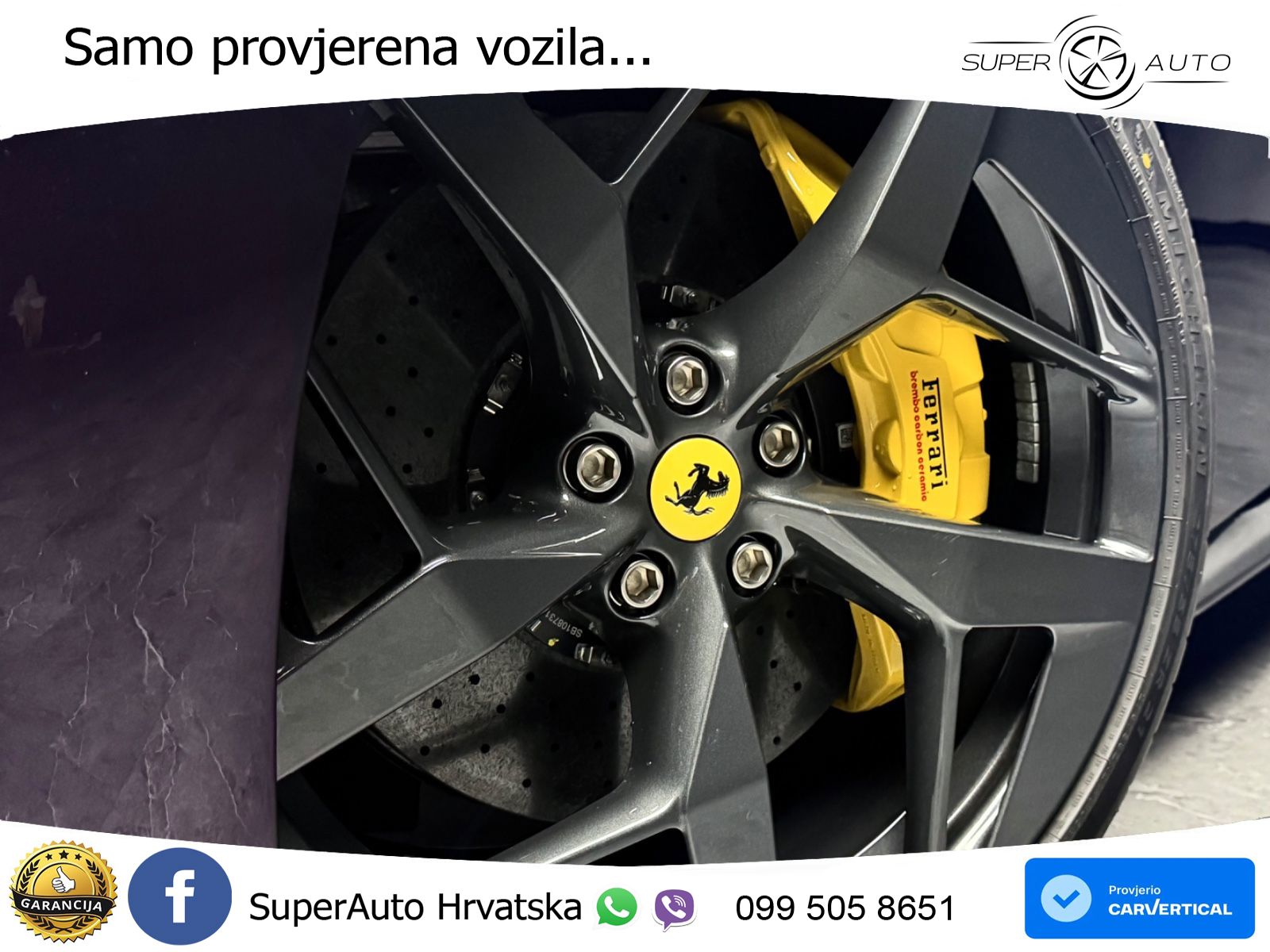 Ferrari 12Cilindri 6.5 V12 (830 KS) DCT ACC+GR SJED+360+PANO