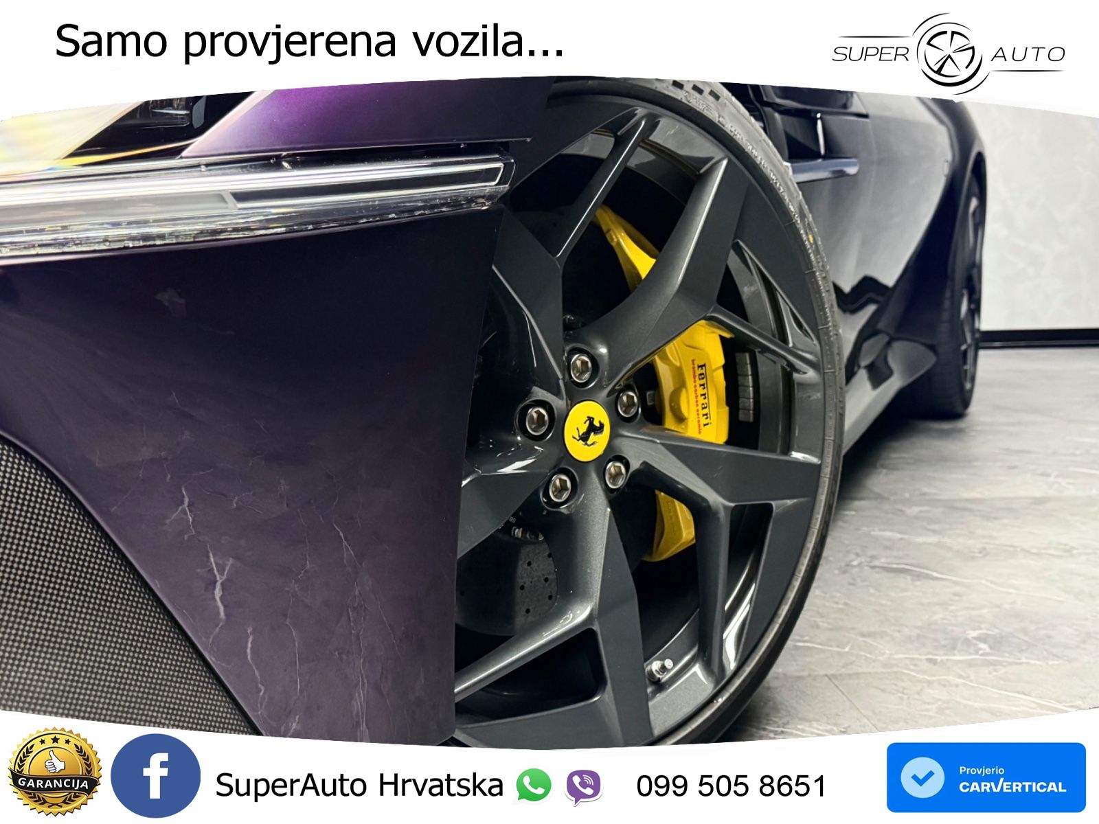 Ferrari 12Cilindri 6.5 V12 (830 KS) DCT ACC+GR SJED+360+PANO