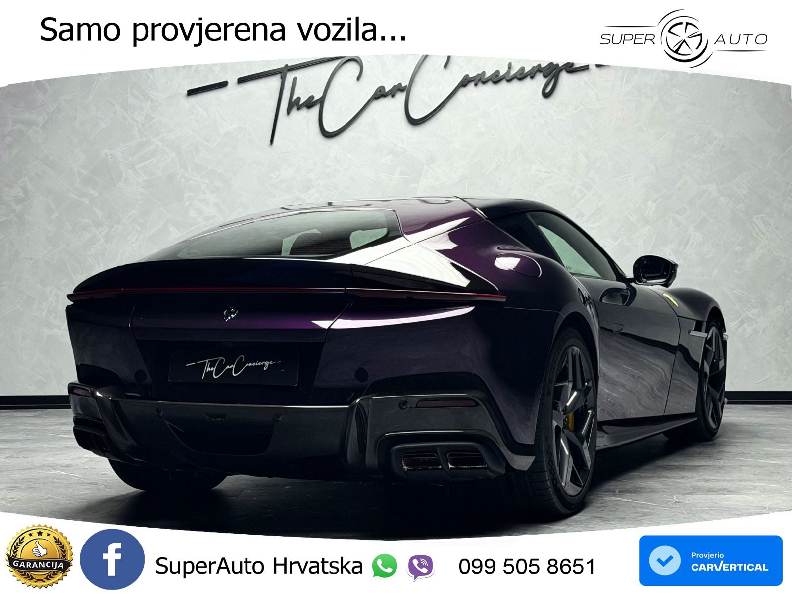 Ferrari 12Cilindri 6.5 V12 (830 KS) DCT ACC+GR SJED+360+PANO