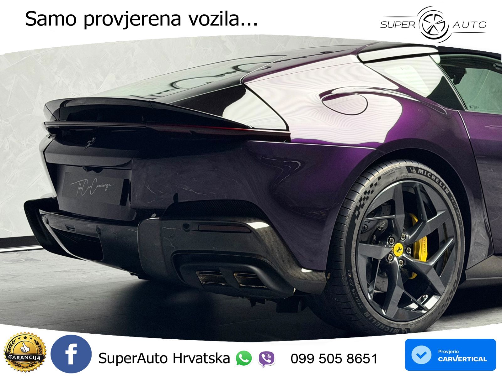 Ferrari 12Cilindri 6.5 V12 (830 KS) DCT ACC+GR SJED+360+PANO