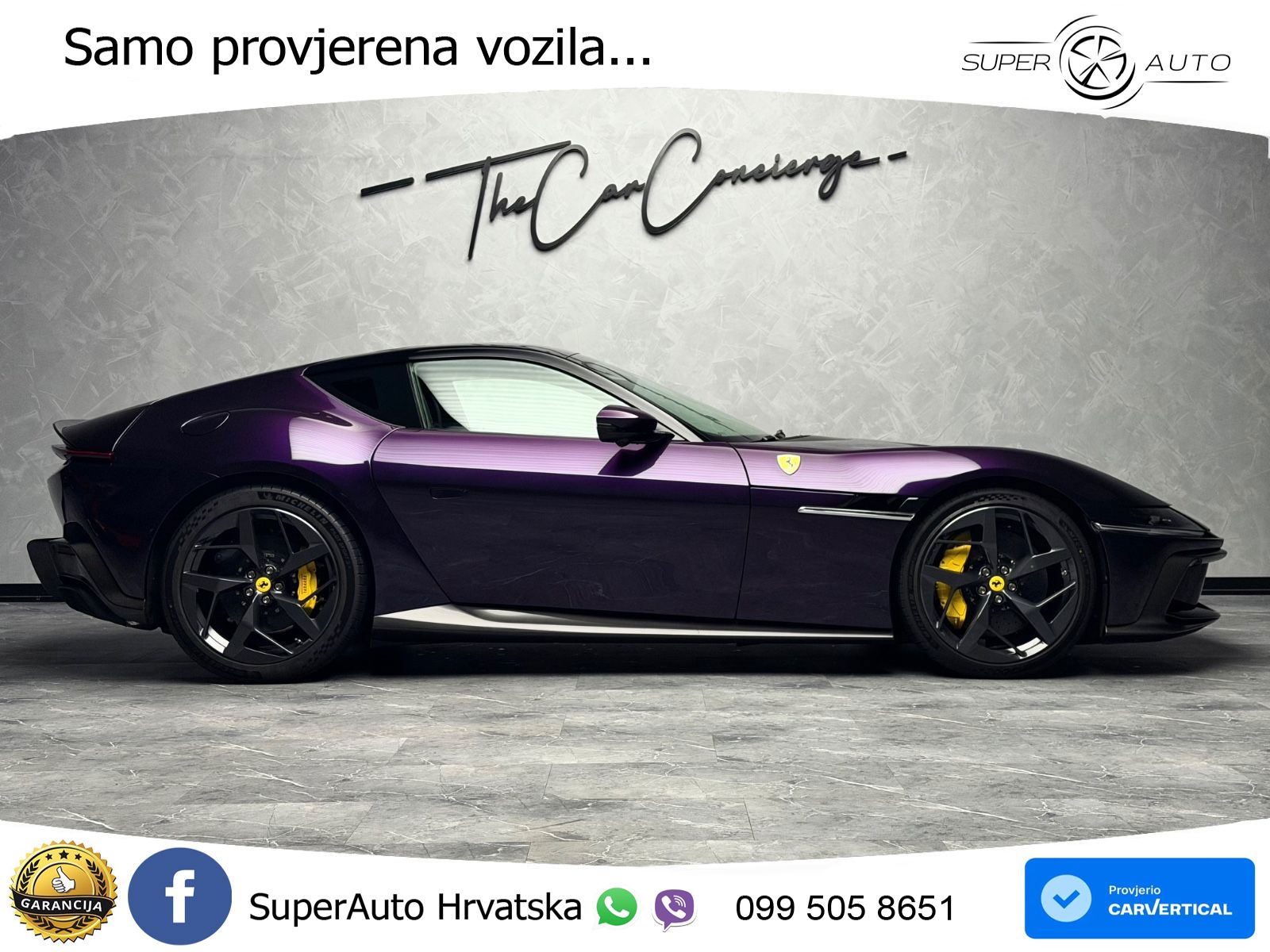 Ferrari 12Cilindri 6.5 V12 (830 KS) DCT ACC+GR SJED+360+PANO