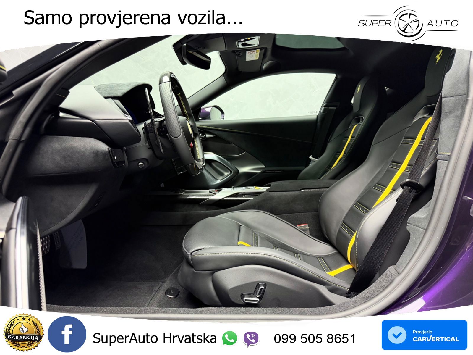 Ferrari 12Cilindri 6.5 V12 (830 KS) DCT ACC+GR SJED+360+PANO