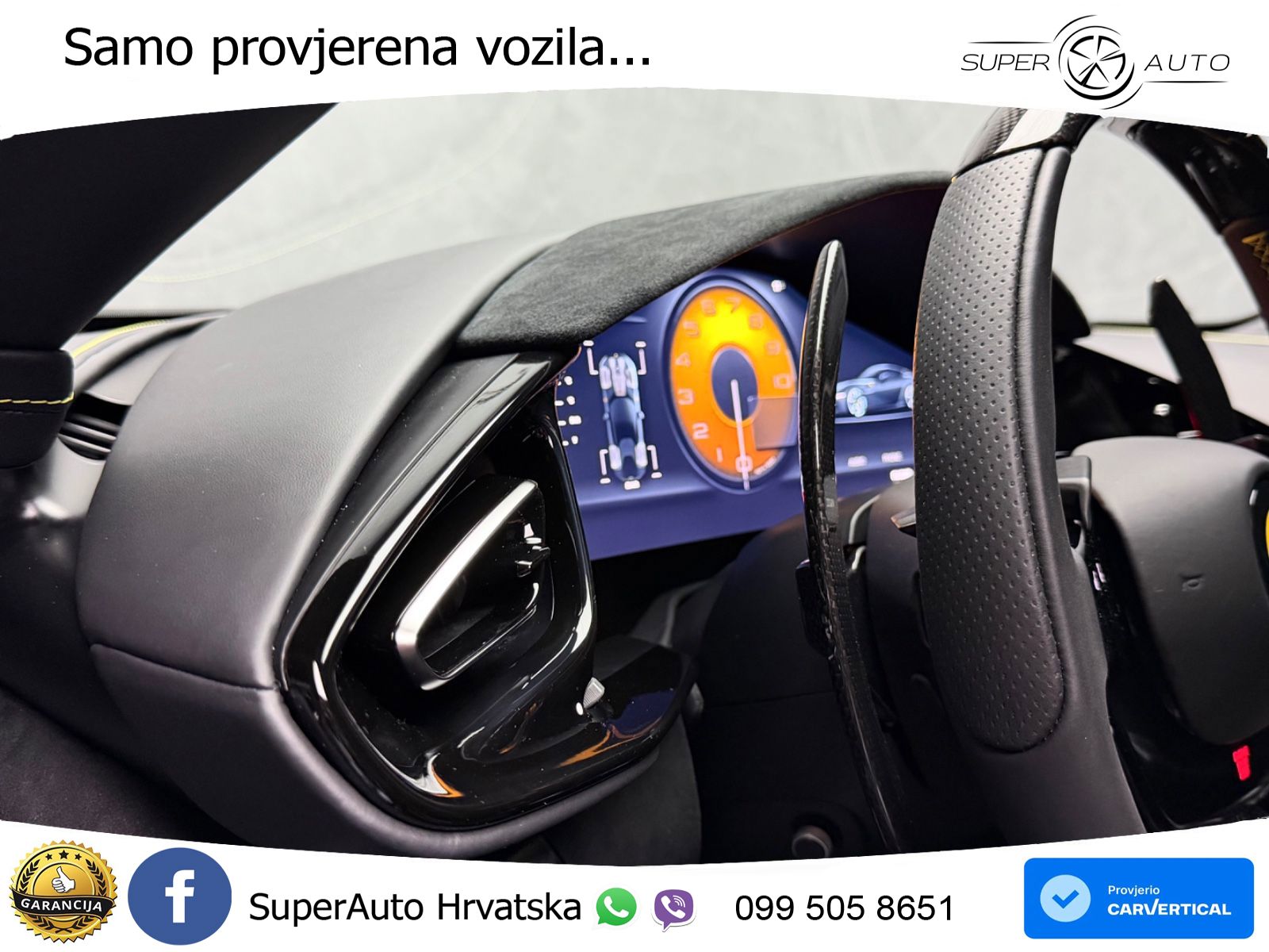 Ferrari 12Cilindri 6.5 V12 (830 KS) DCT ACC+GR SJED+360+PANO