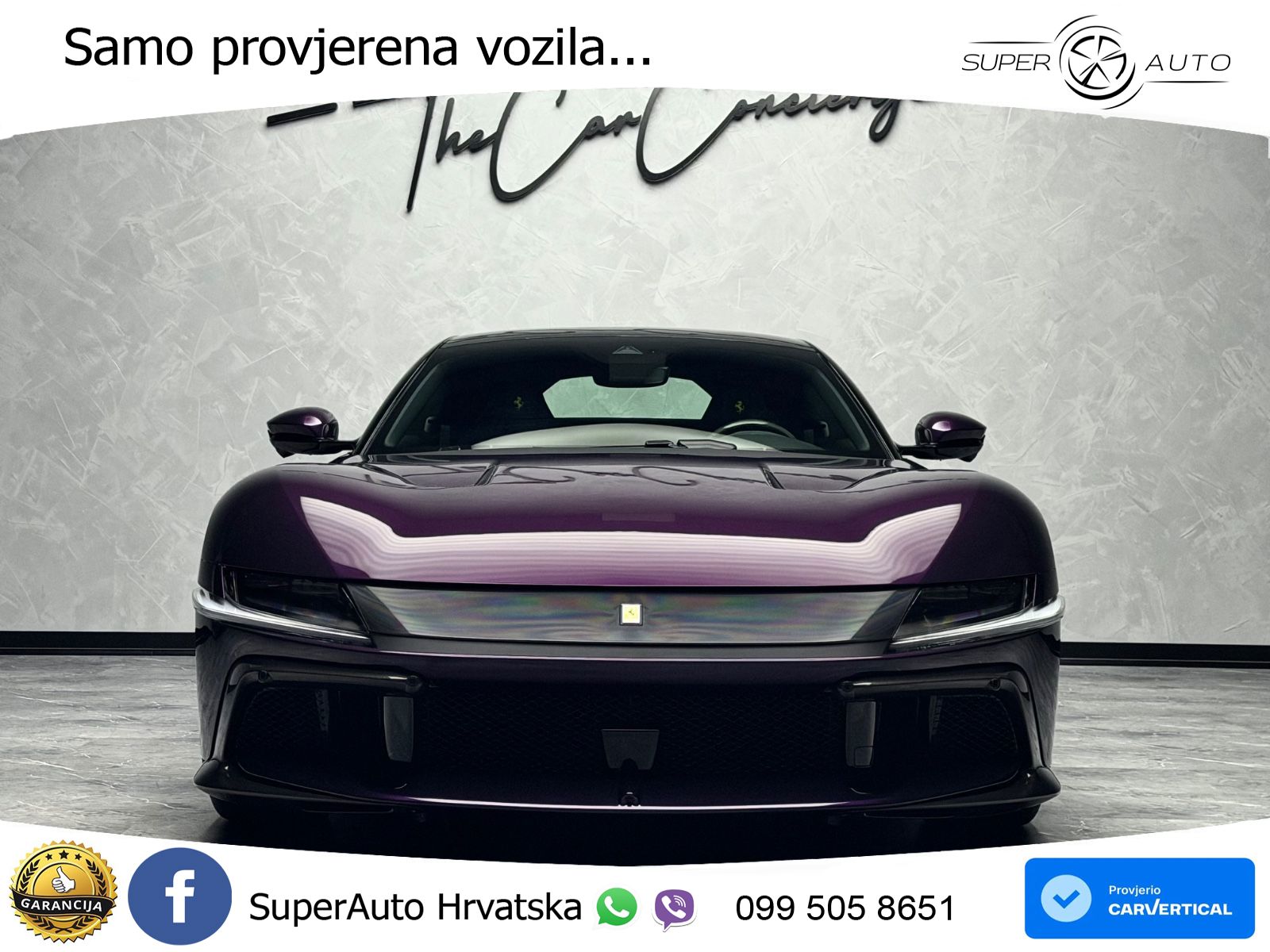 Ferrari 12Cilindri 6.5 V12 (830 KS) DCT ACC+GR SJED+360+PANO