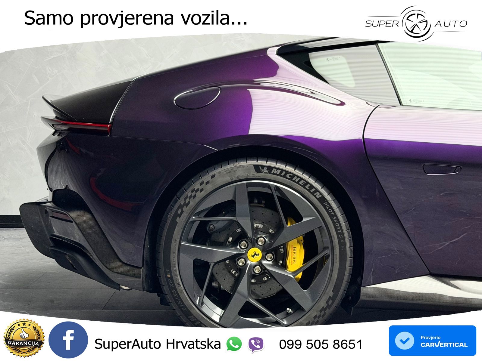 Ferrari 12Cilindri 6.5 V12 (830 KS) DCT ACC+GR SJED+360+PANO