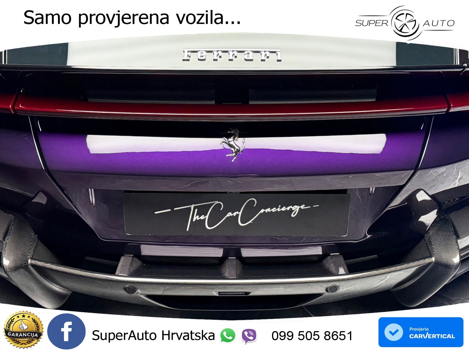 Ferrari 12Cilindri 6.5 V12 (830 KS) DCT ACC+GR SJED+360+PANO