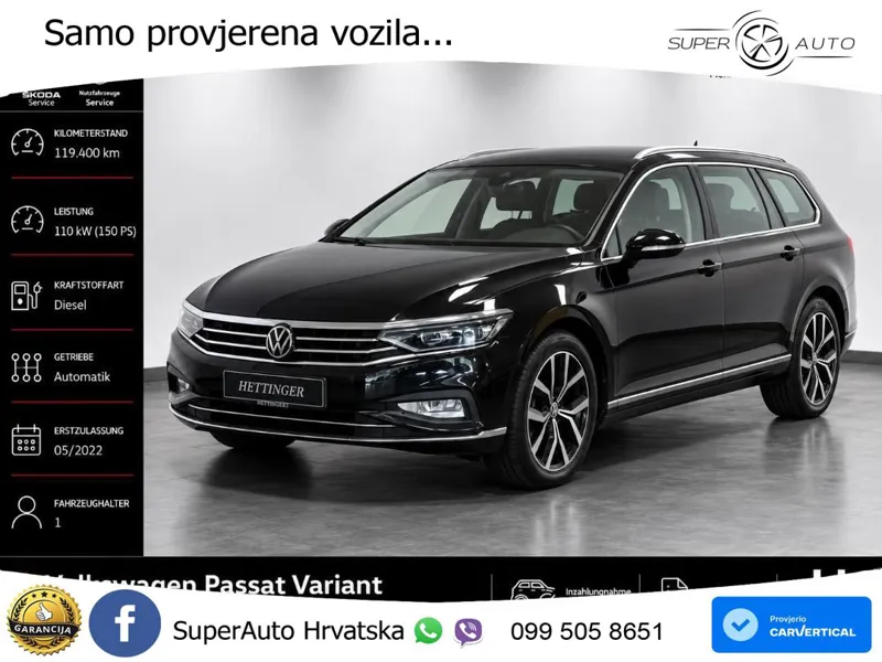 Volkswagen Passat Variant 2.0 TDI (150 KS) DSG Elegance MATRIX+GR SJED+KAM