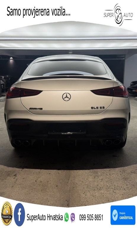 Mercedes AMG GLE Coupe 53 (435 KS) EQ Boost 4MATIC+ AMG SPEEDSHIFT TCT 9G ACC+HEAD+4xGR SJED+360+PANO