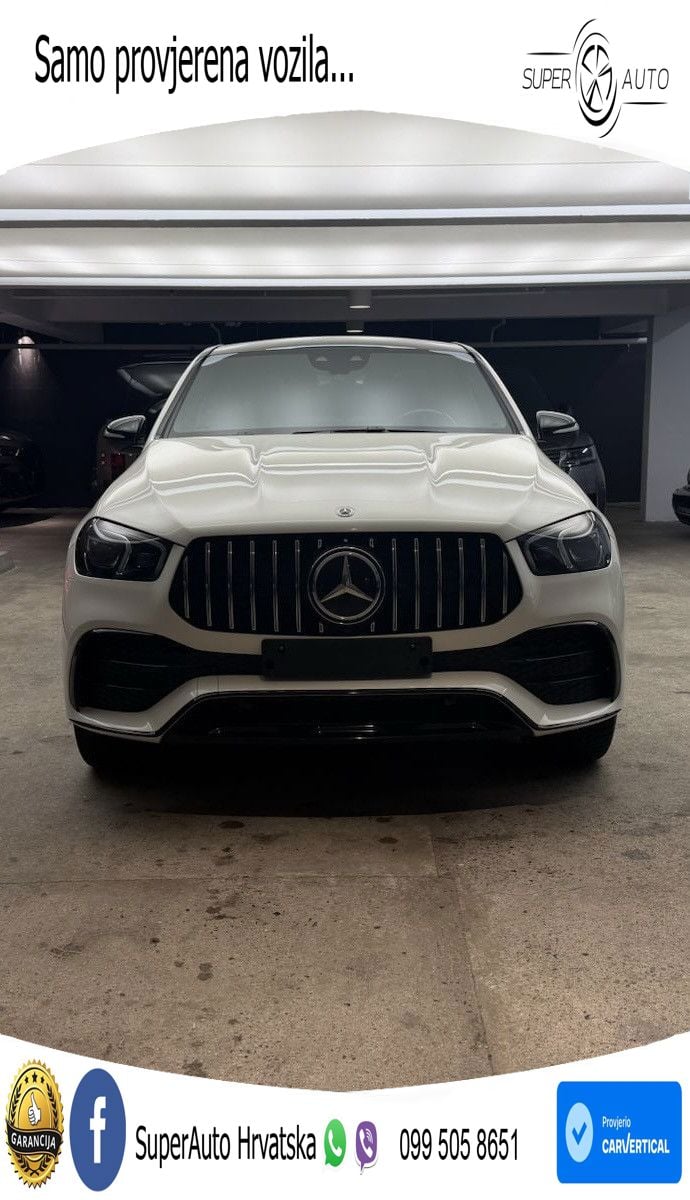 Mercedes AMG GLE Coupe 53 (435 KS) EQ Boost 4MATIC+ AMG SPEEDSHIFT TCT 9G ACC+HEAD+4xGR SJED+360+PANO