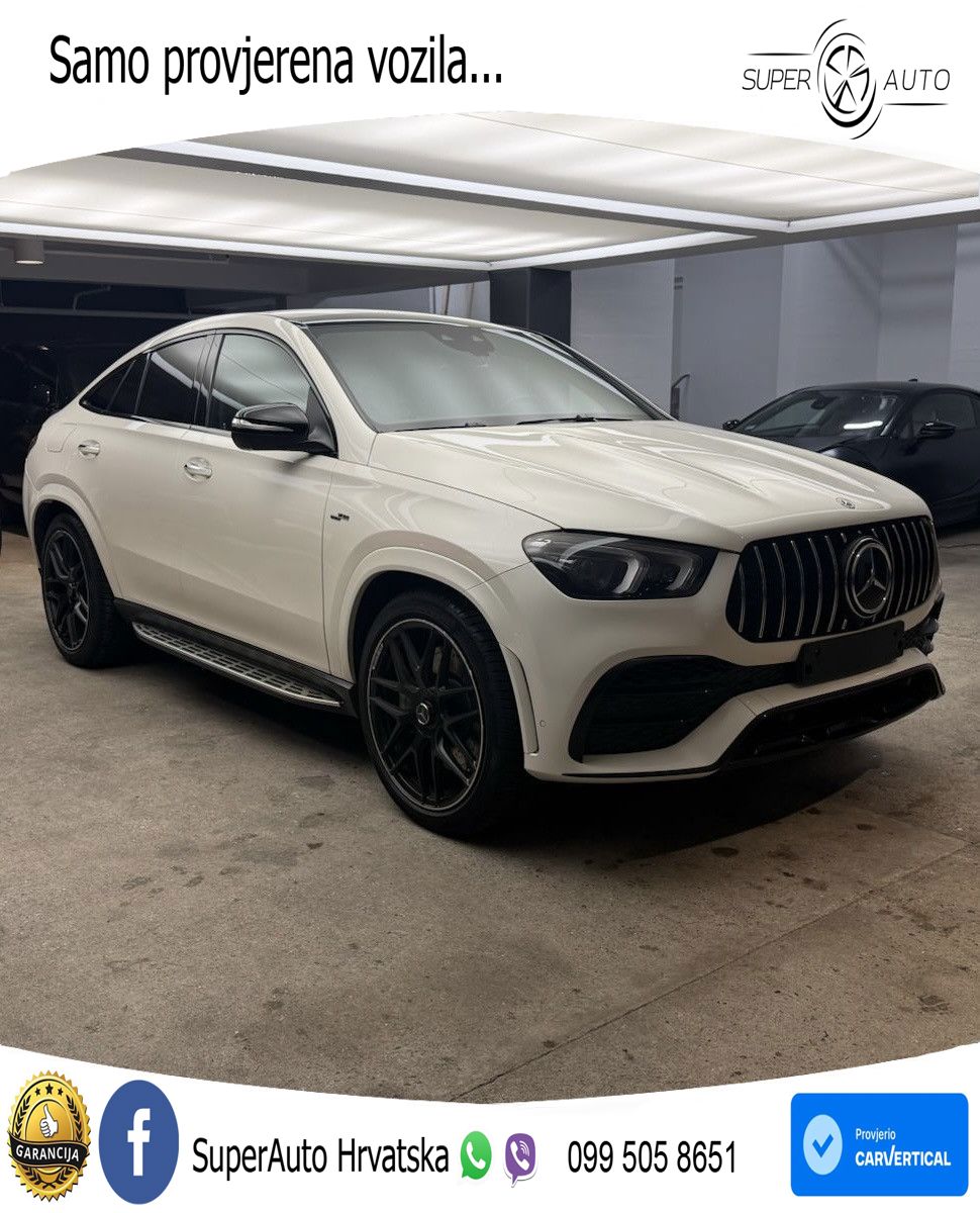 Mercedes AMG GLE Coupe 53 (435 KS) EQ Boost 4MATIC+ AMG SPEEDSHIFT TCT 9G ACC+HEAD+4xGR SJED+360+PANO