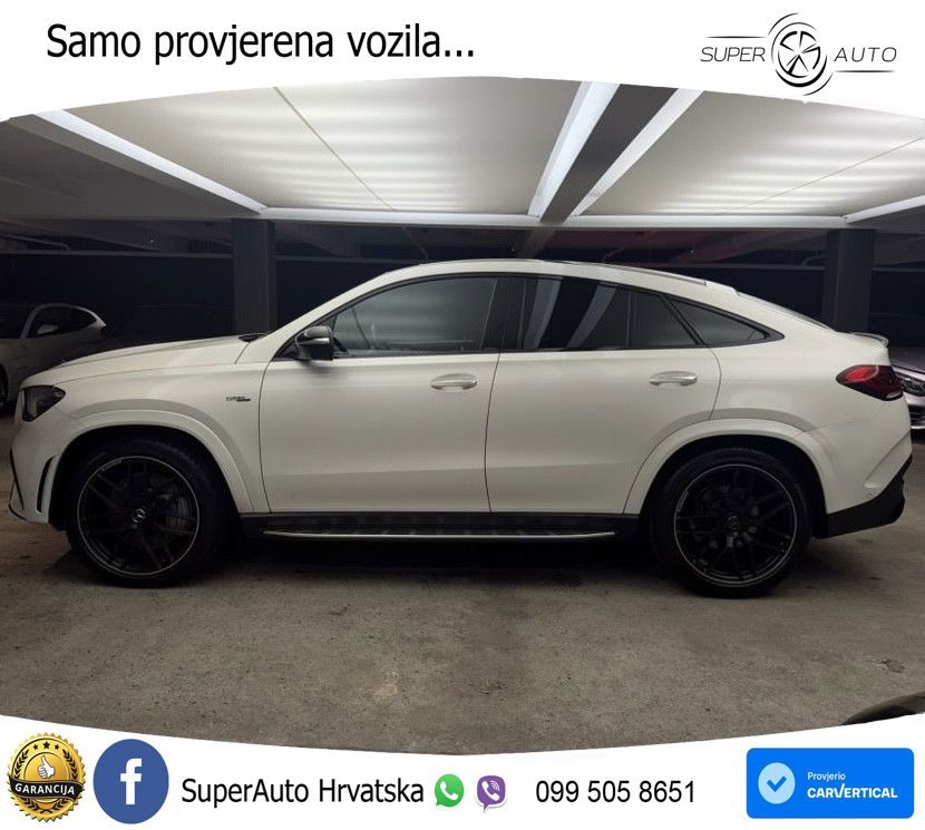 Mercedes AMG GLE Coupe 53 (435 KS) EQ Boost 4MATIC+ AMG SPEEDSHIFT TCT 9G ACC+HEAD+4xGR SJED+360+PANO
