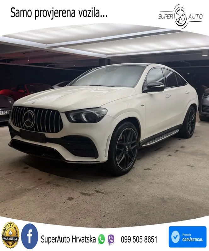 Mercedes AMG GLE Coupe 53 (435 KS) EQ Boost 4MATIC+ AMG SPEEDSHIFT TCT 9G ACC+HEAD+4xGR SJED+360+PANO