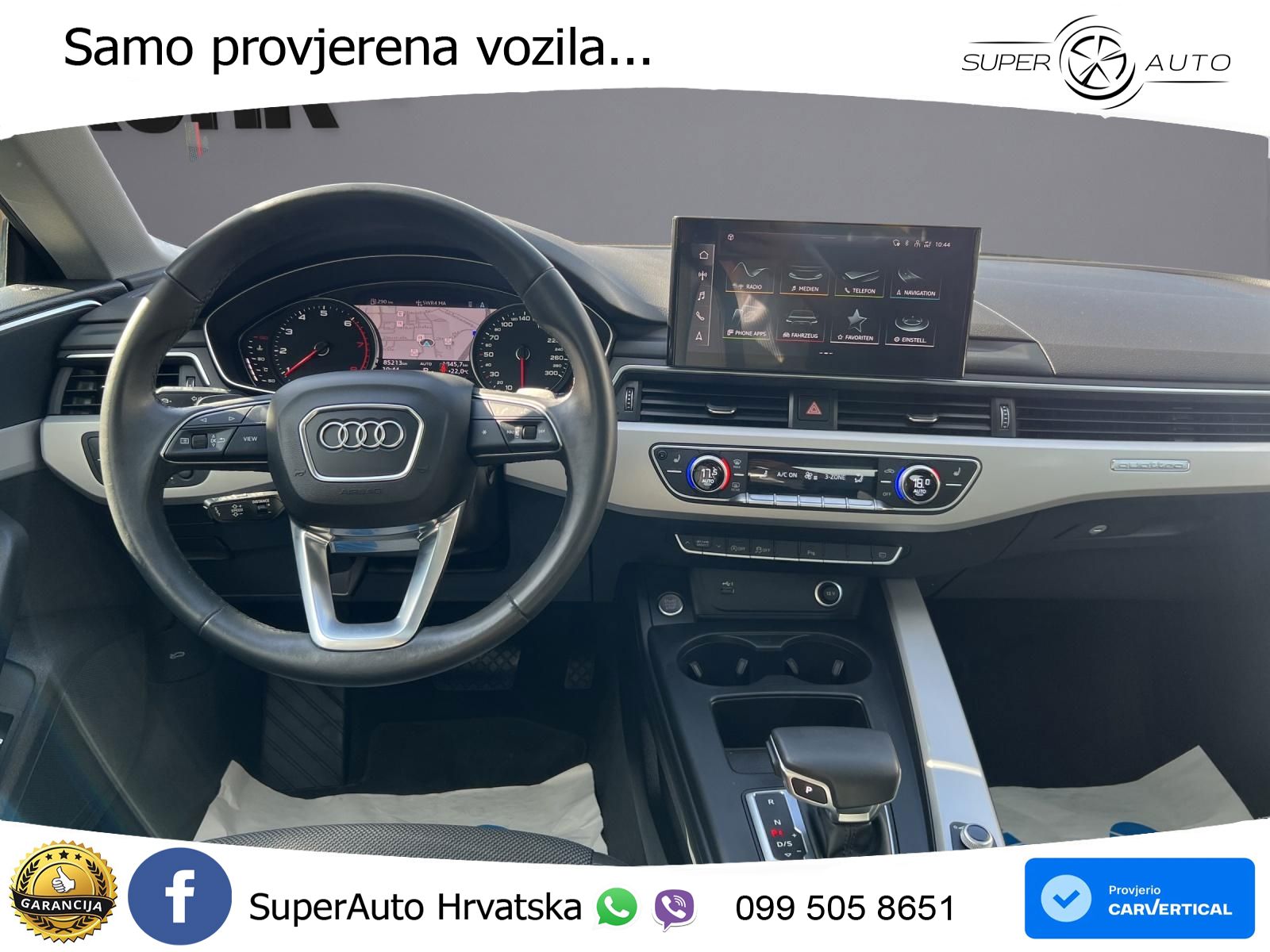 Audi A5 Sportback 45 TFSI (265 KS) quattro S tronic LED+GR SJED+ACC