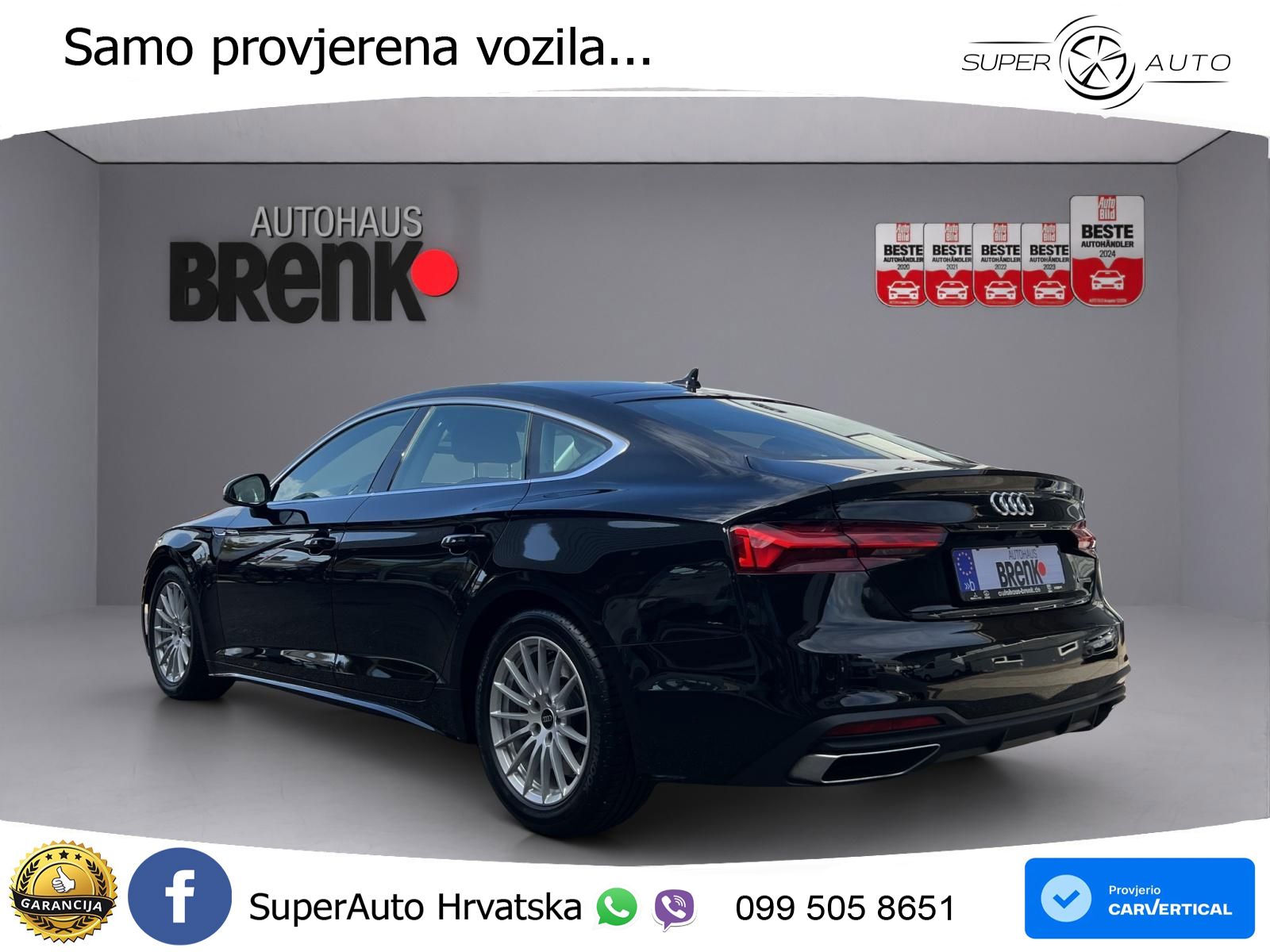 Audi A5 Sportback 45 TFSI (265 KS) quattro S tronic LED+GR SJED+ACC