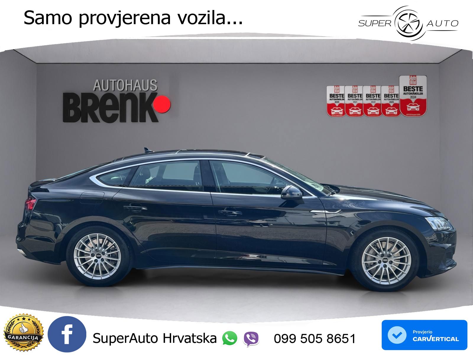 Audi A5 Sportback 45 TFSI (265 KS) quattro S tronic LED+GR SJED+ACC
