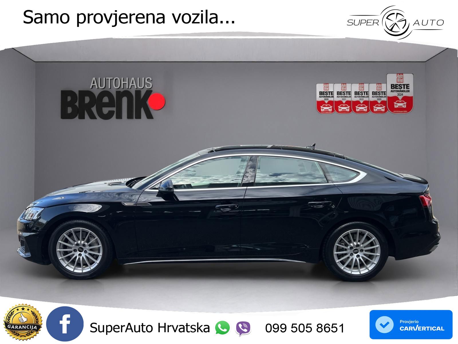 Audi A5 Sportback 45 TFSI (265 KS) quattro S tronic LED+GR SJED+ACC