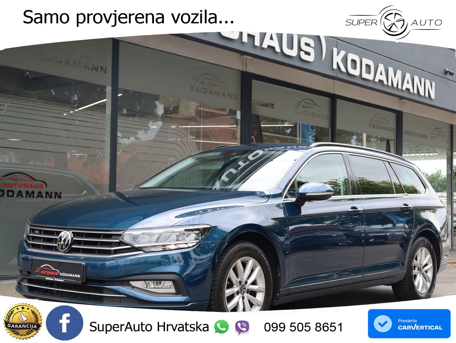 Volkswagen Passat Variant 2.0 TDI (150 KS) DSG Business LED+GR SJED+ACC