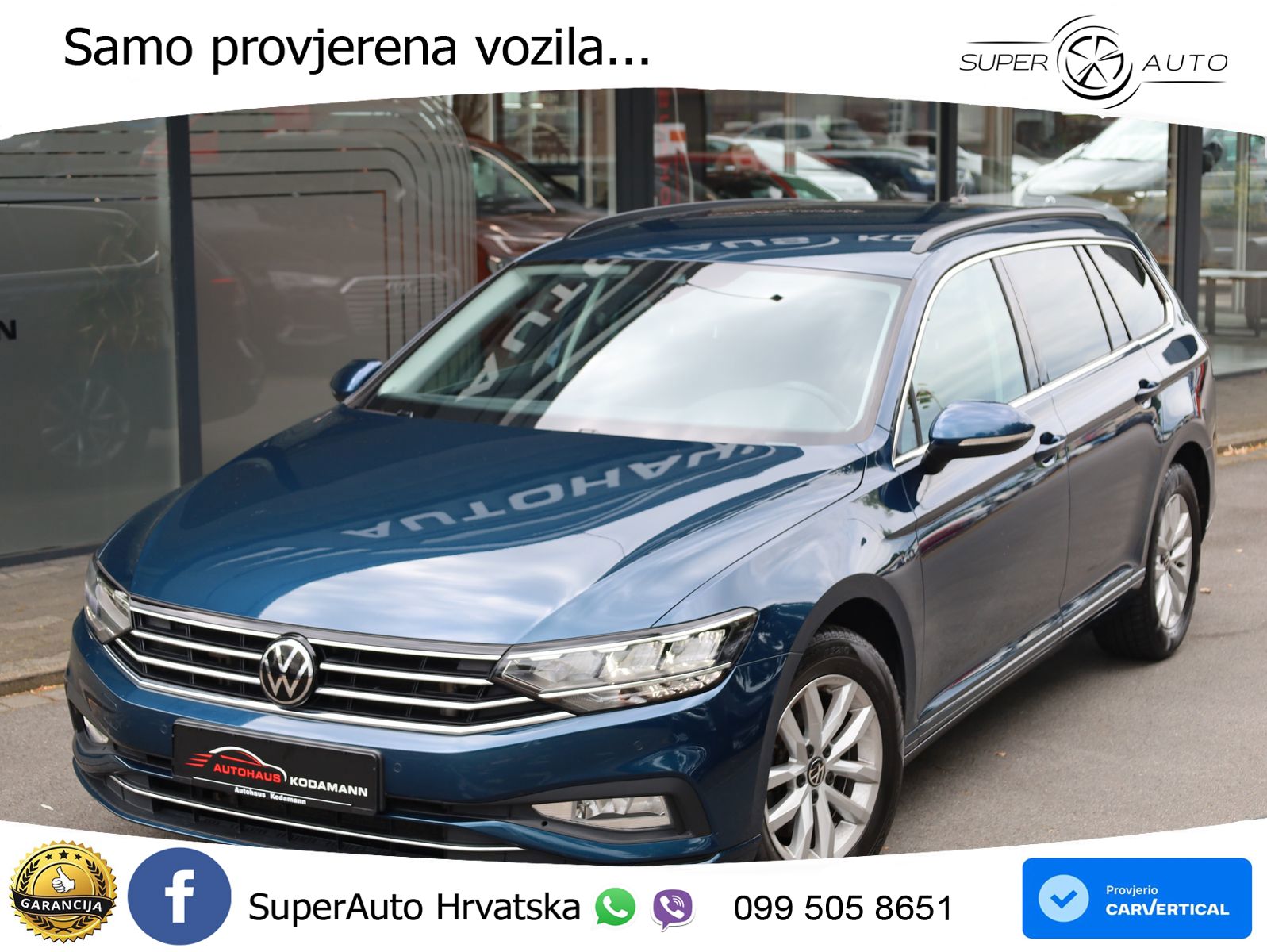 Volkswagen Passat Variant 2.0 TDI (150 KS) DSG Business LED+GR SJED+ACC