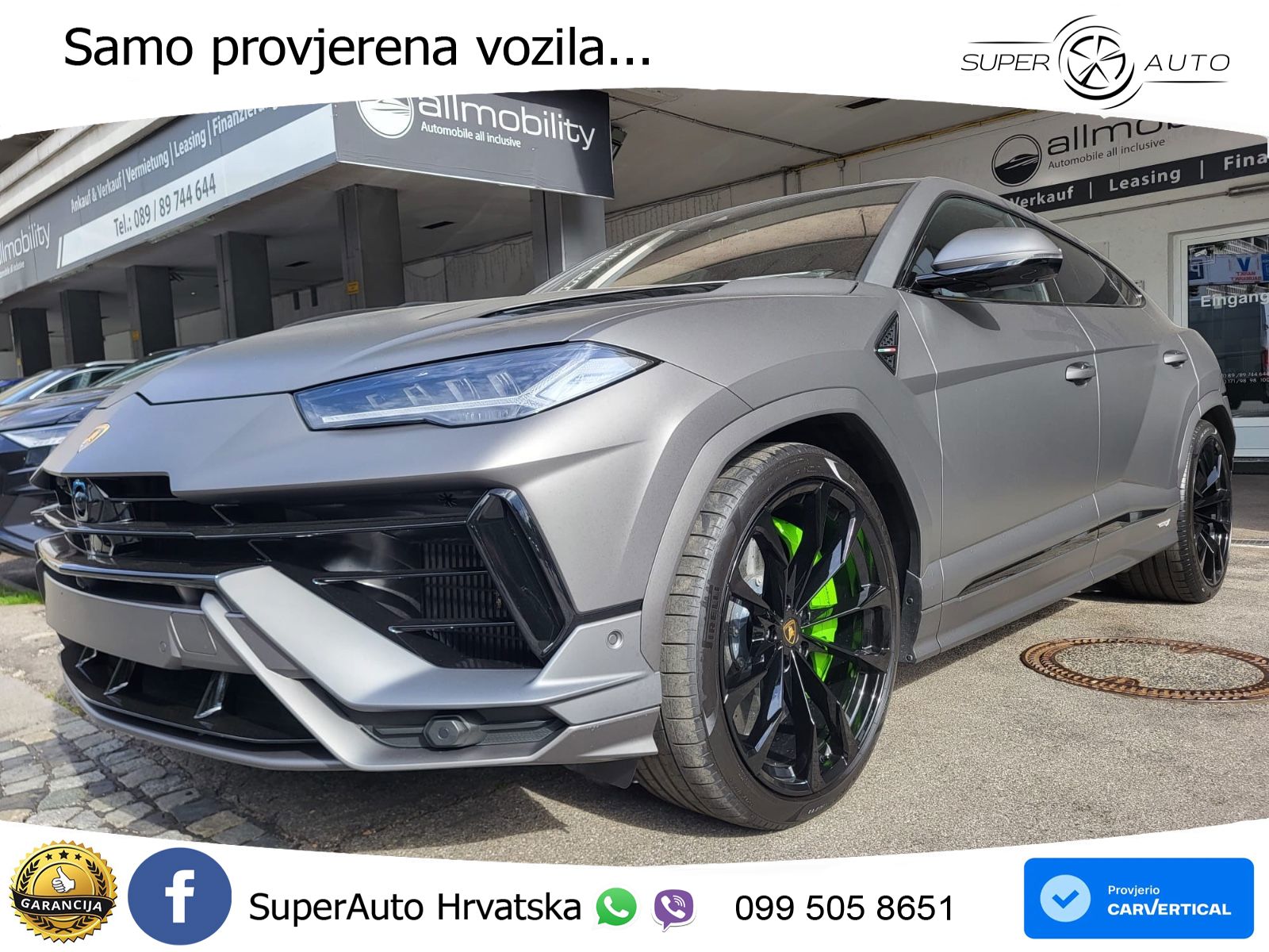 Lamborghini Urus S 4.0 V8 (666 KS) 4WD Automatic LED+GR SJED+ACC