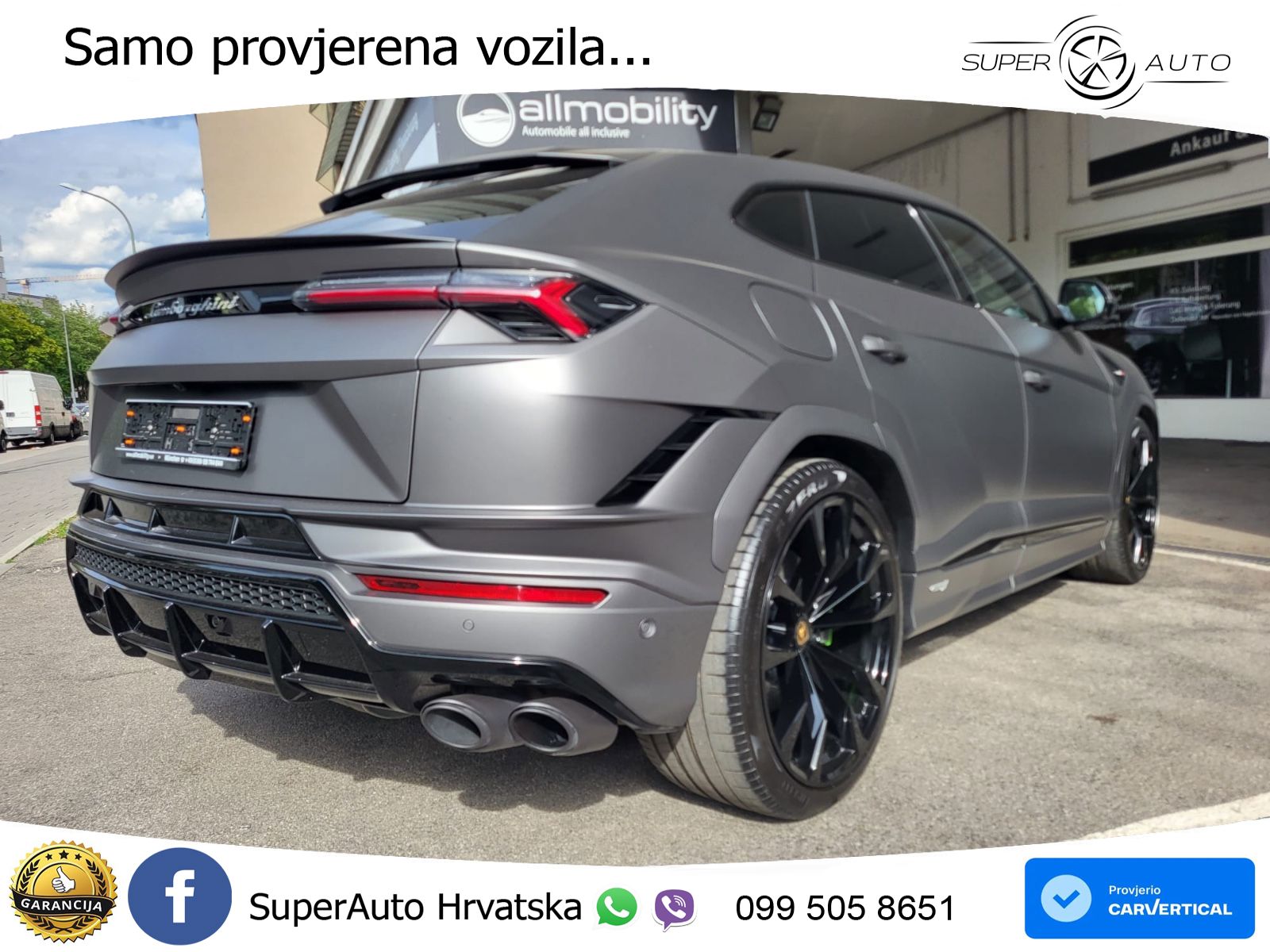 Lamborghini Urus S 4.0 V8 (666 KS) 4WD Automatic LED+GR SJED+ACC